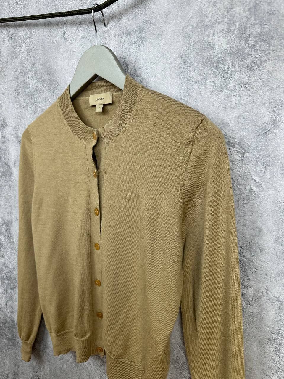 Burberry Burberry Uniform Crew Neck Wool Cardigan Sweater Beige LS Size S / US 4 / IT 40 - 5 Thumbnail