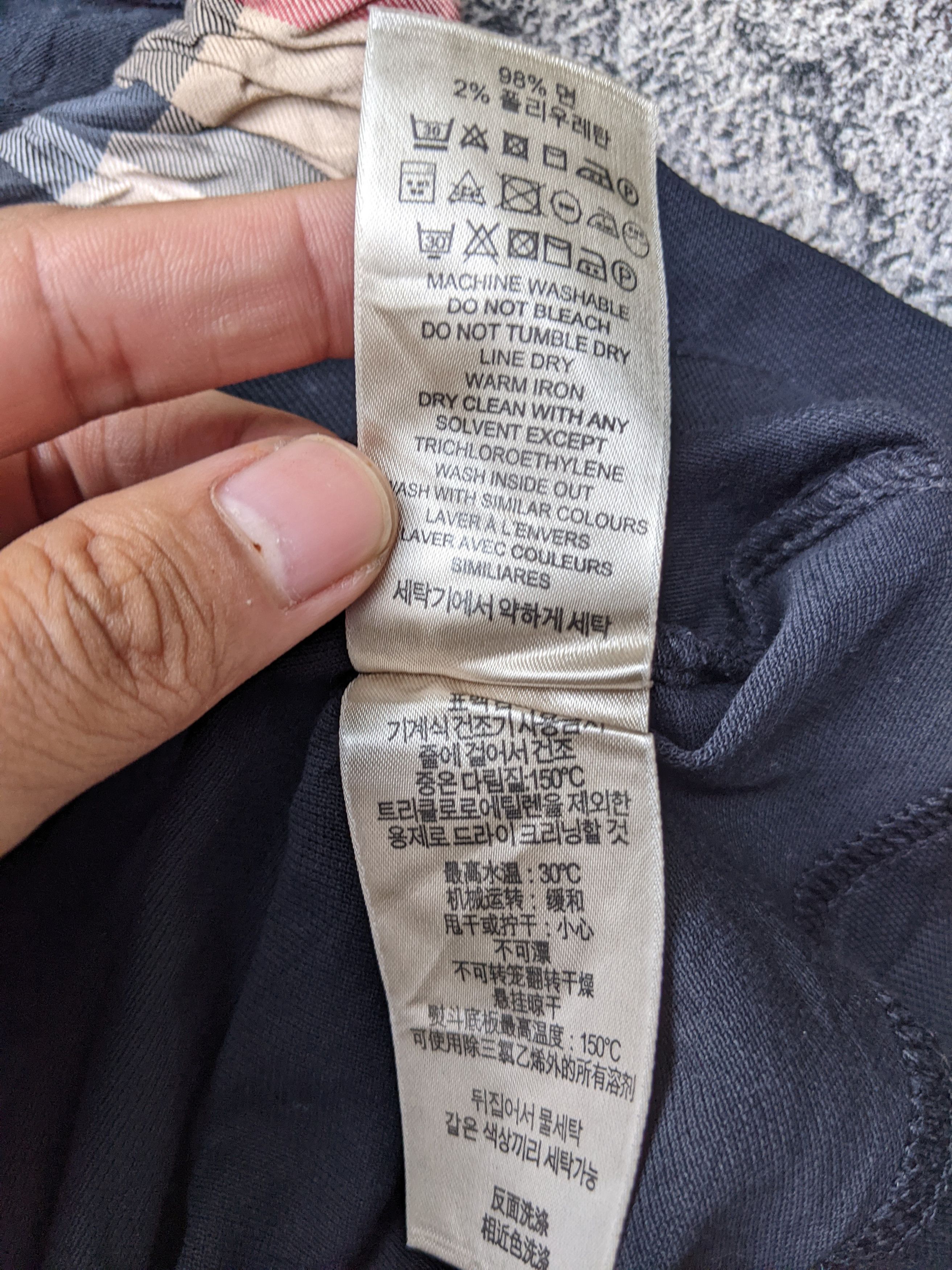 Burberry Burberry Brit Nova Check Collar Size L / US 10 / IT 46 - 6 Thumbnail