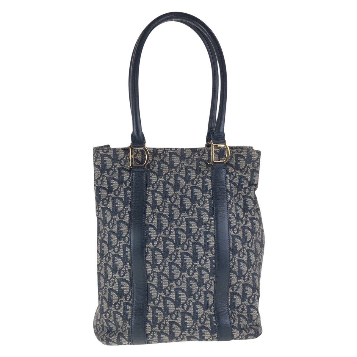 Dior Dior Canvas/leather Trotter 2Way Bag Boc0072 Canvas Shoulder Bag in Blue, Women's