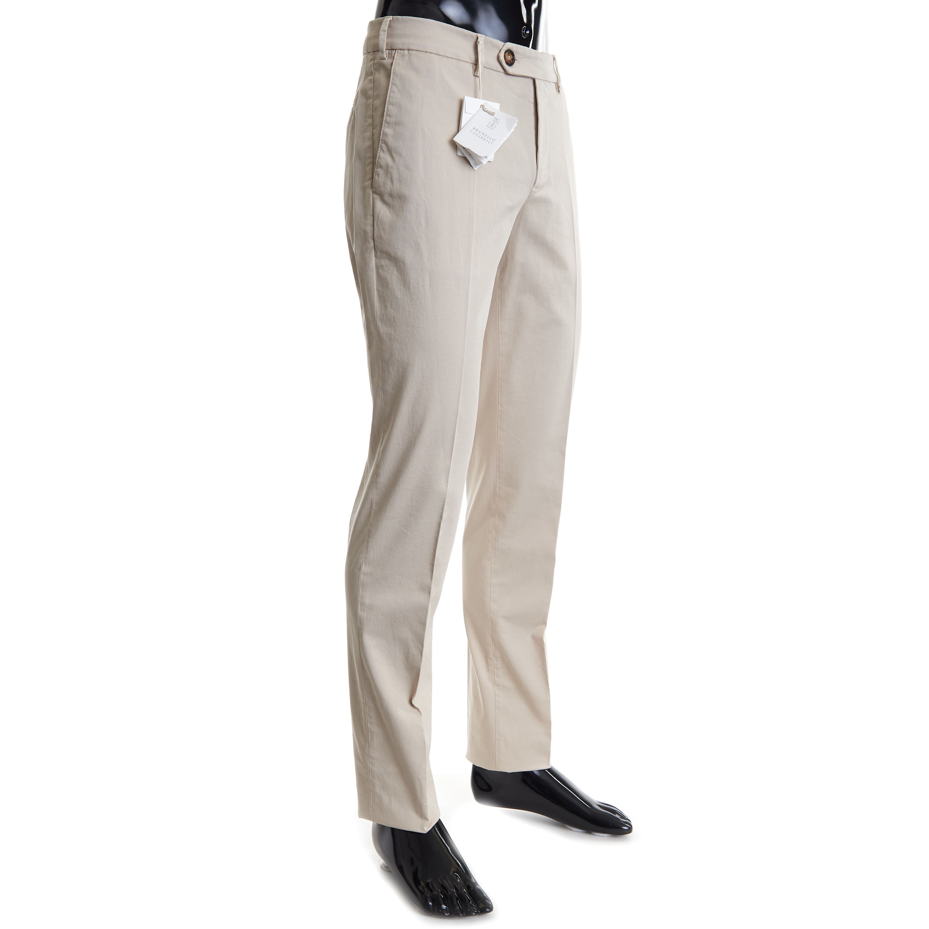 Brunello Cucinelli Beige Italian Fit Trousers / Pants Size US 40 / EU 56 - 2 Thumbnail