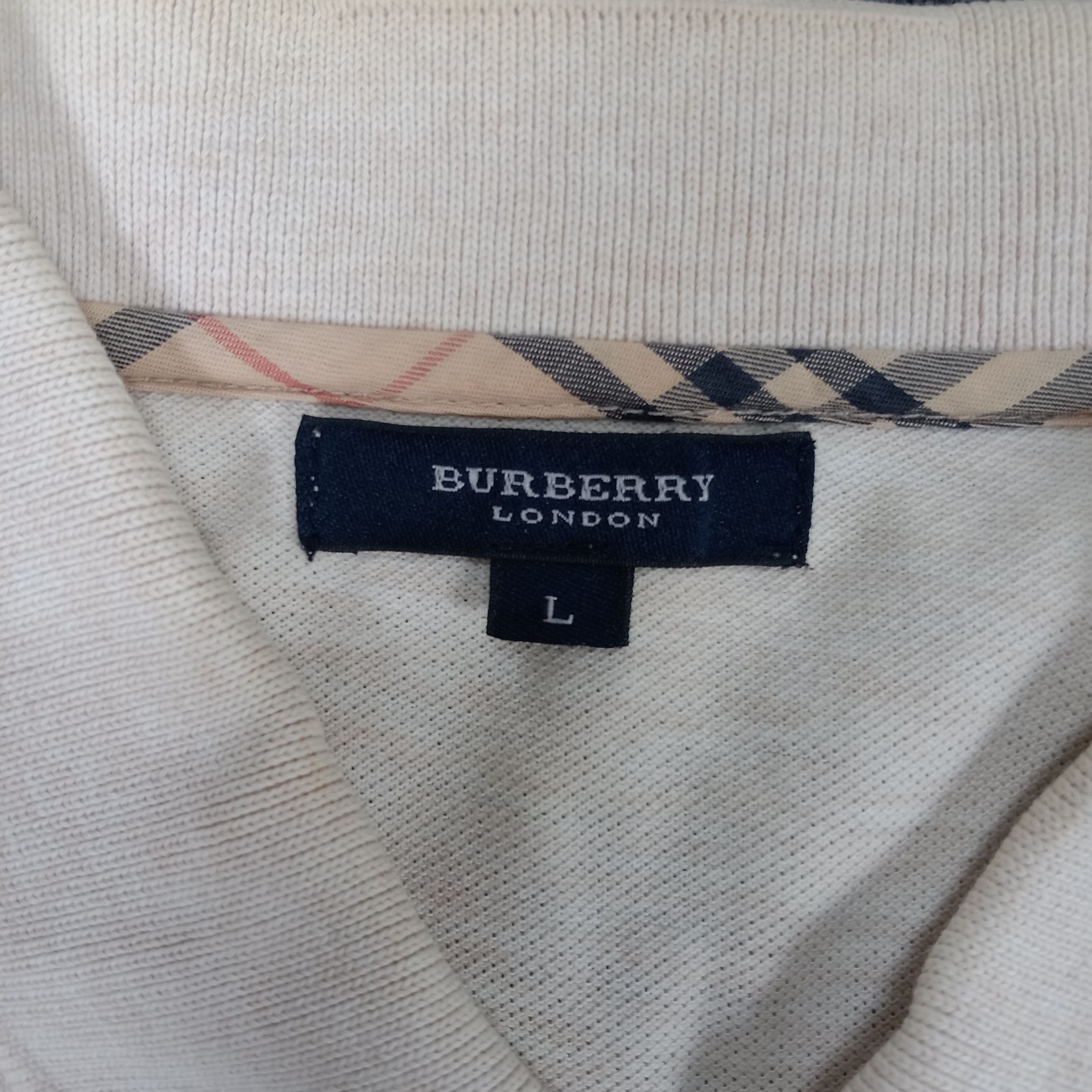 Burberry × Vintage Burberry London Italian Brand Polos Size US L / EU 52-54 / 3 - 5 Thumbnail