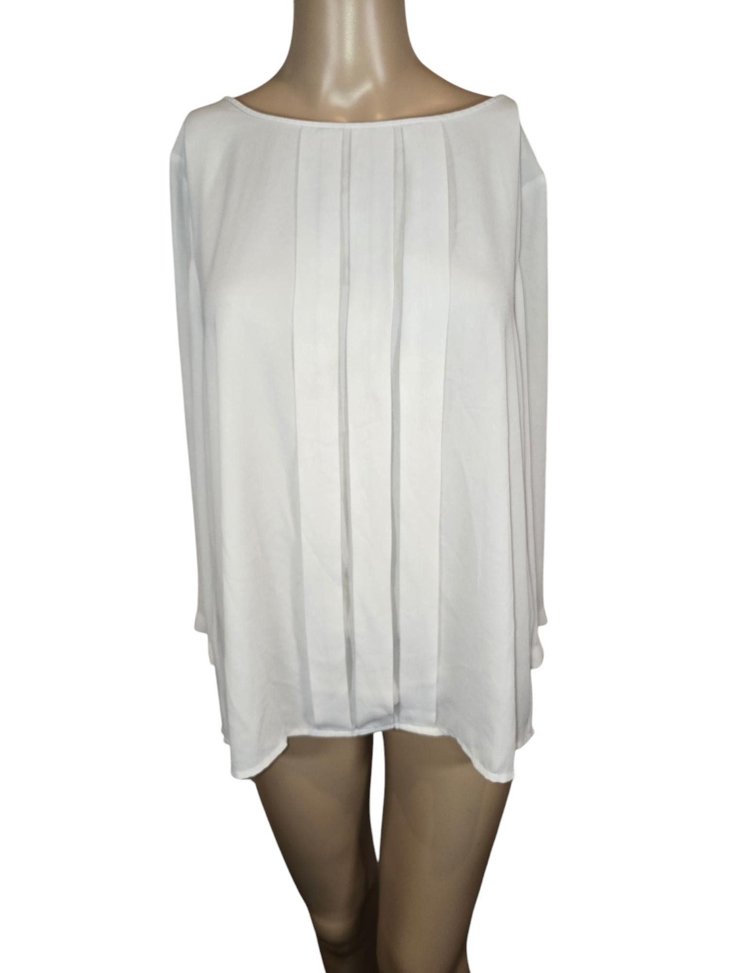 Designer LOFT Women's Elegant Pleated Top - Size M Size M / US 6-8 / IT 42-44 - 1 Thumbnail