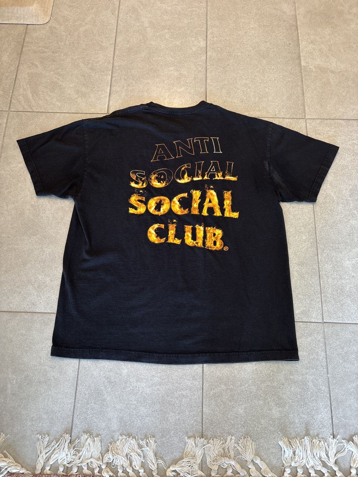 Anti Social Social Club Flame Within AntiSocialSocialClub Tee Size US XL / EU 56 / 4 - 1 Thumbnail