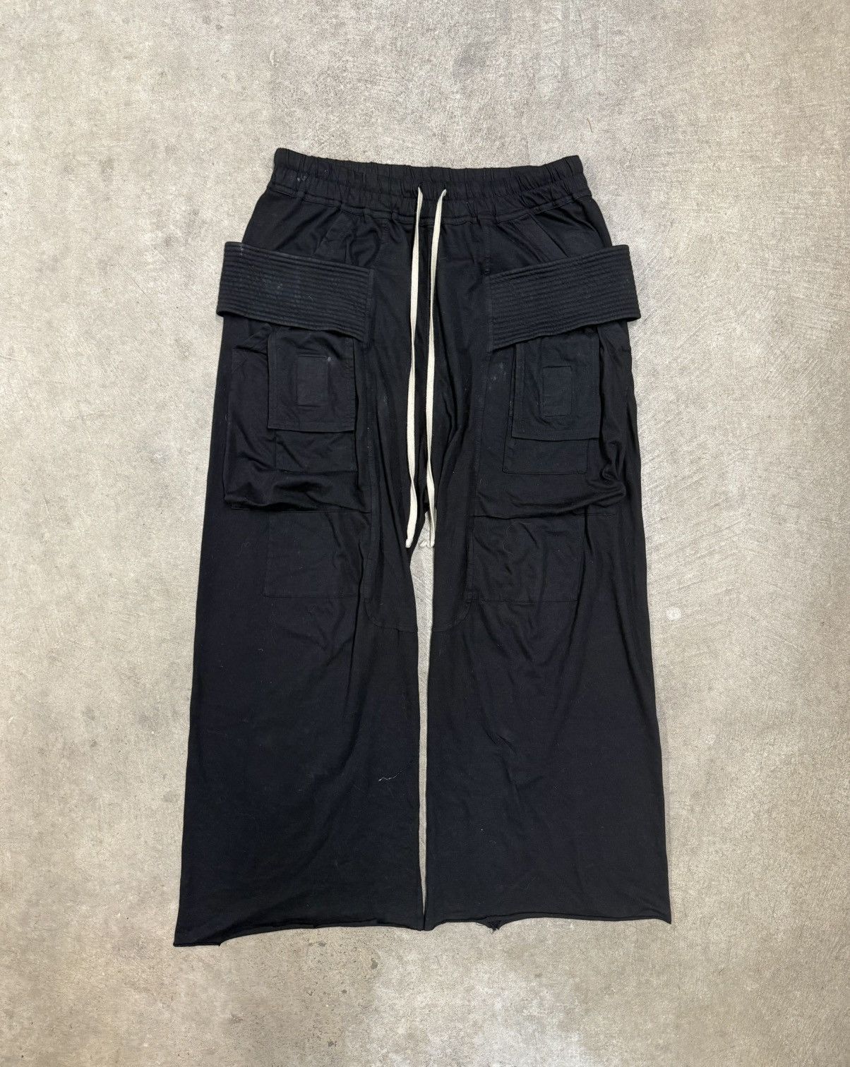 Rick Owens Drkshdw Wide Creatch Cargos Size US 30 / EU 46 - 1 Thumbnail