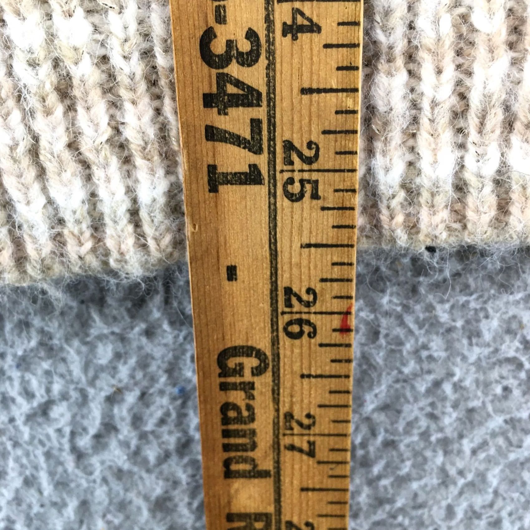 Vintage Knox Rose Pullover Sweater XL Beige Polyester Knit Long Sleeve Casual Womens Slim Fit Crew Neck Dolman Sleeve Size XL / US 12-14 / IT 48-50 - 5 Thumbnail