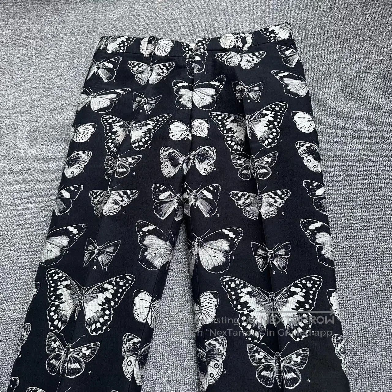 Japanese Brand Alexander McQueen Butterfly Print Trousers. Size US 32 / EU 48 - 3 Thumbnail