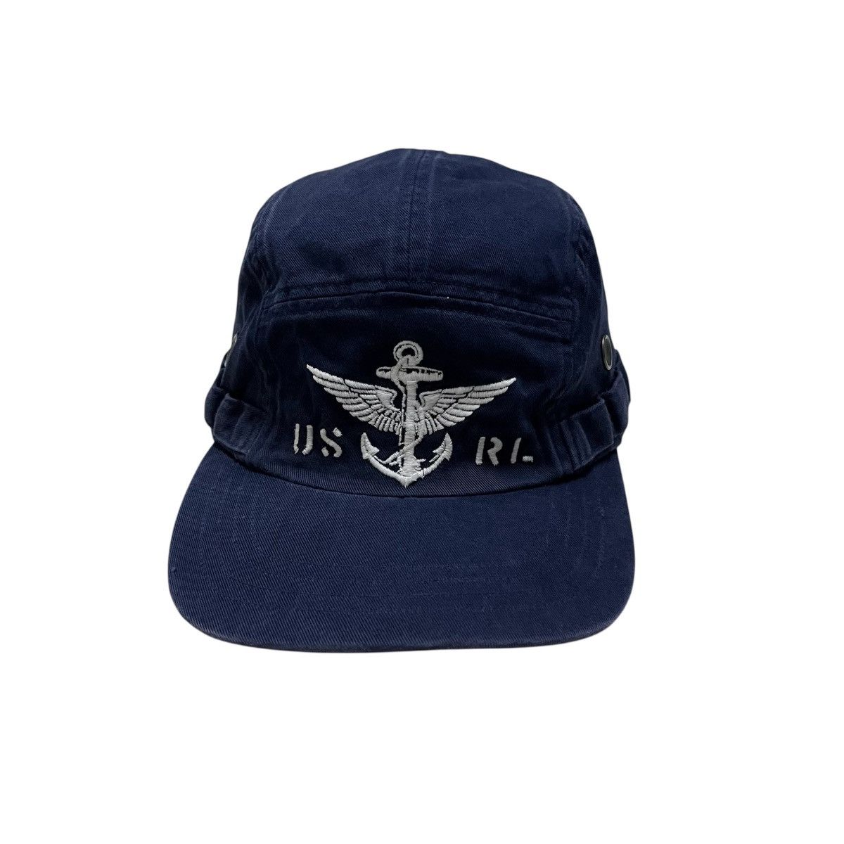 RRL Ralph Lauren Vintage US RL Marine Polo Ralph Lauren 5 Panel Hat Cap Size ONE SIZE - 3 Thumbnail