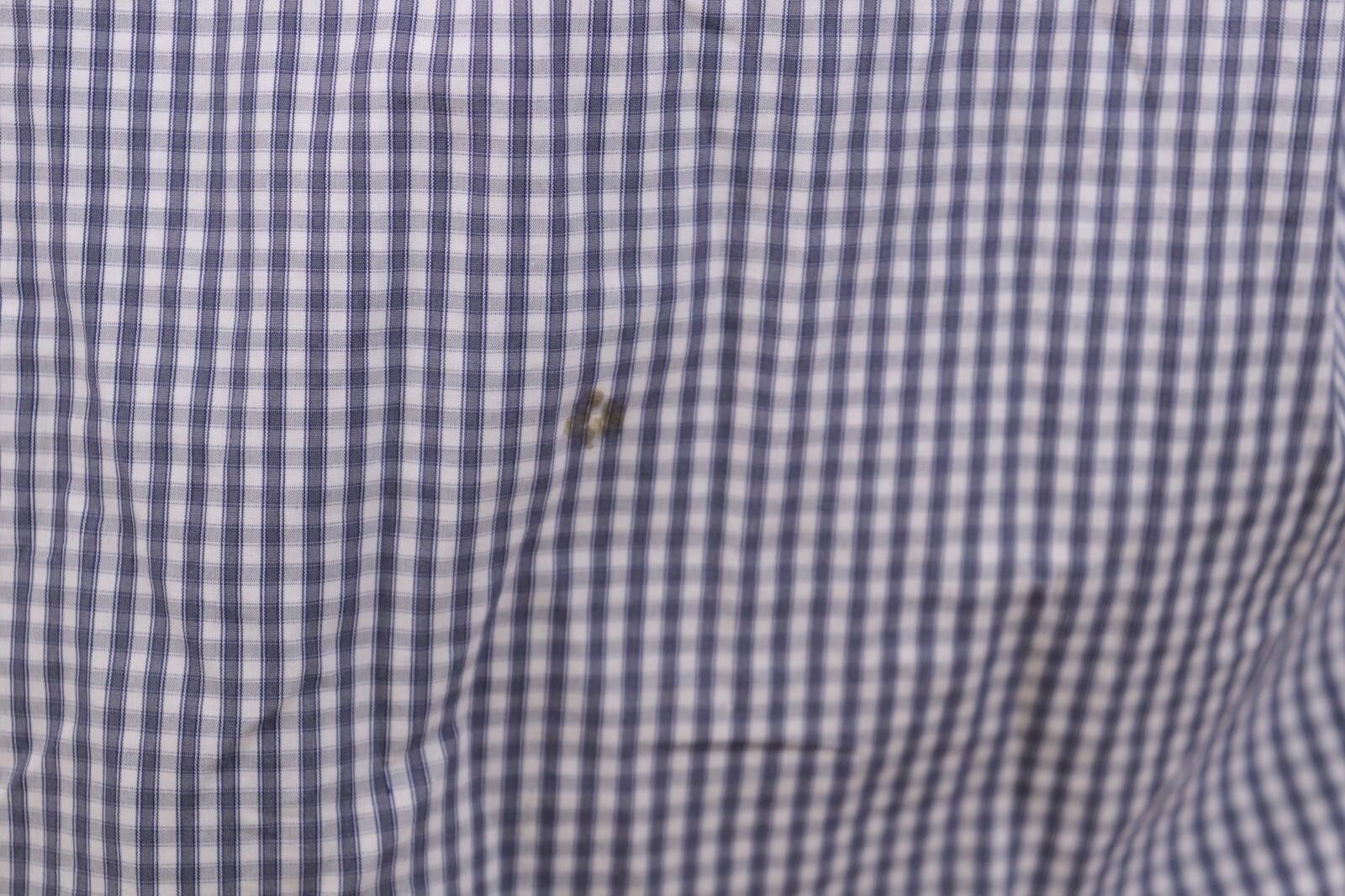 Luigi Borrelli Giampaolo Blue Check Button Down Shirt Size 40 / 15 3/4 Size US M / EU 48-50 / 2 - 12 Thumbnail