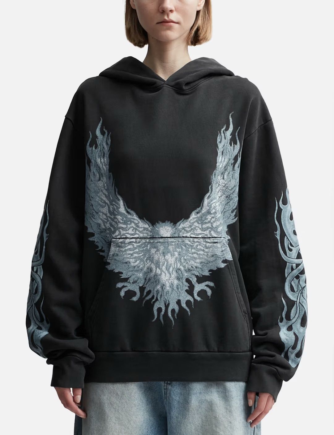 basketcase gallery Basketcase Gallery Moltres Hoodie Size US XXL / EU 58 / 5 - 3 Thumbnail