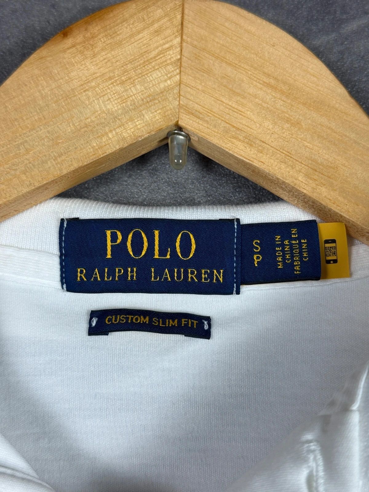 Polo Ralph Lauren Polo Ralph Lauren Polo Shirt White Pony Logo Slim Fit Size US S / EU 44-46 / 1 - 4 Thumbnail