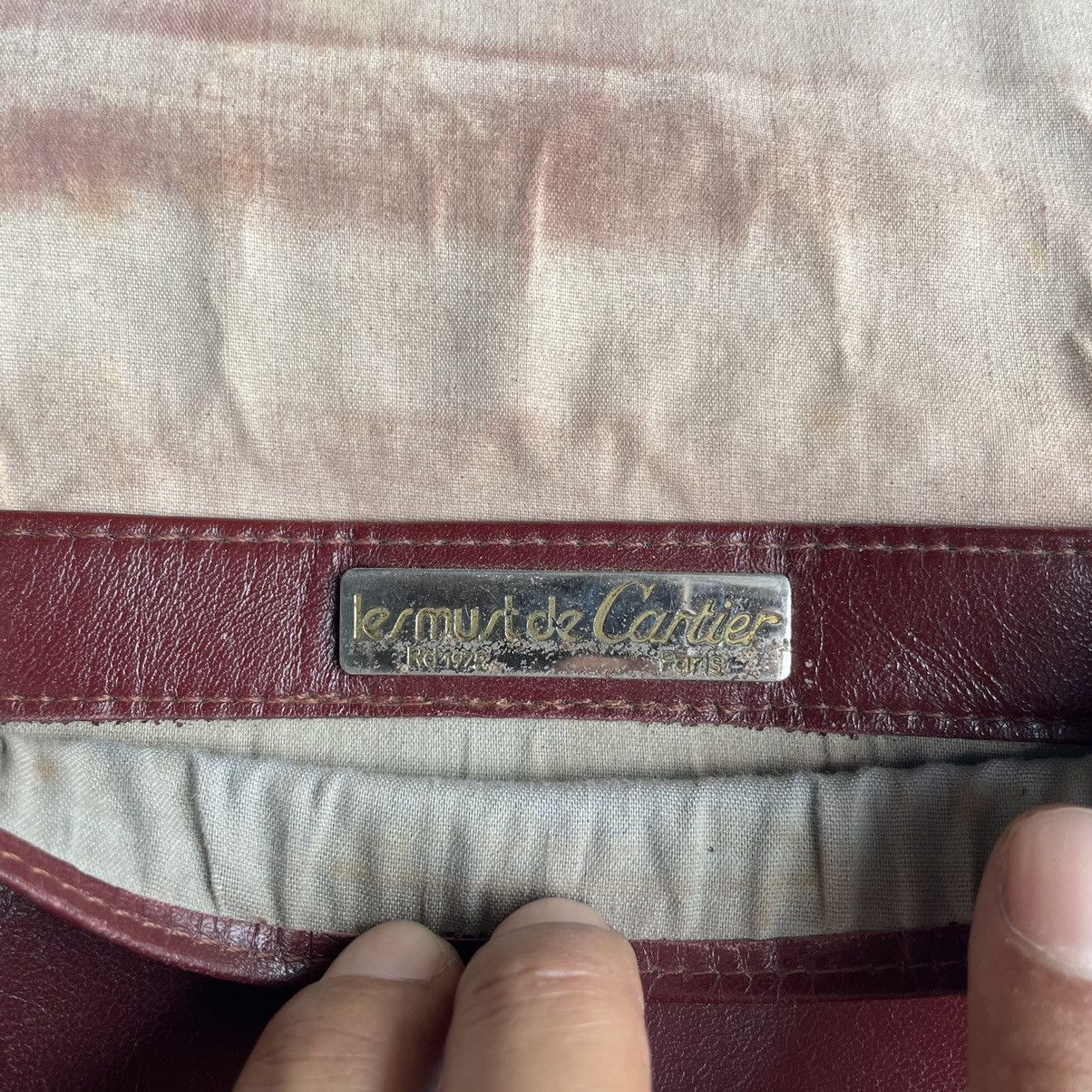 Cartier × Vintage Vintage les must de Cartier Shoulder Bag Size ONE SIZE - 19 Thumbnail