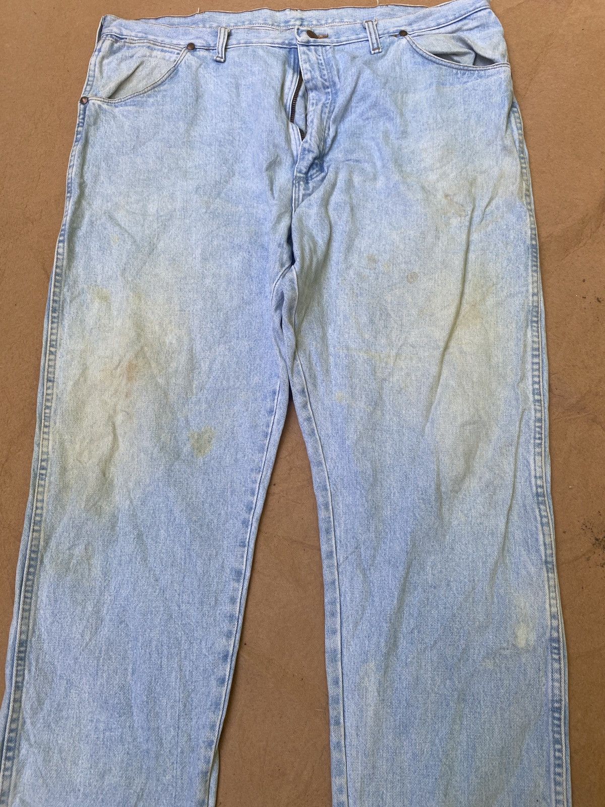 If Six Was Nine × Le Grande Bleu (L.G.B.) × Wrangler Vintage Wrangler straight cut denim Size US 42 / EU 58 - 3 Thumbnail