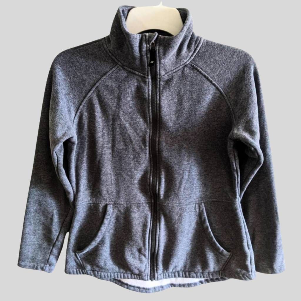 SKECHERS Skechers Women’s Small Gray Fleece Jacket Full Zip Lightweight Casual Outdoor Size S / US 4 / IT 40 - 1 Thumbnail