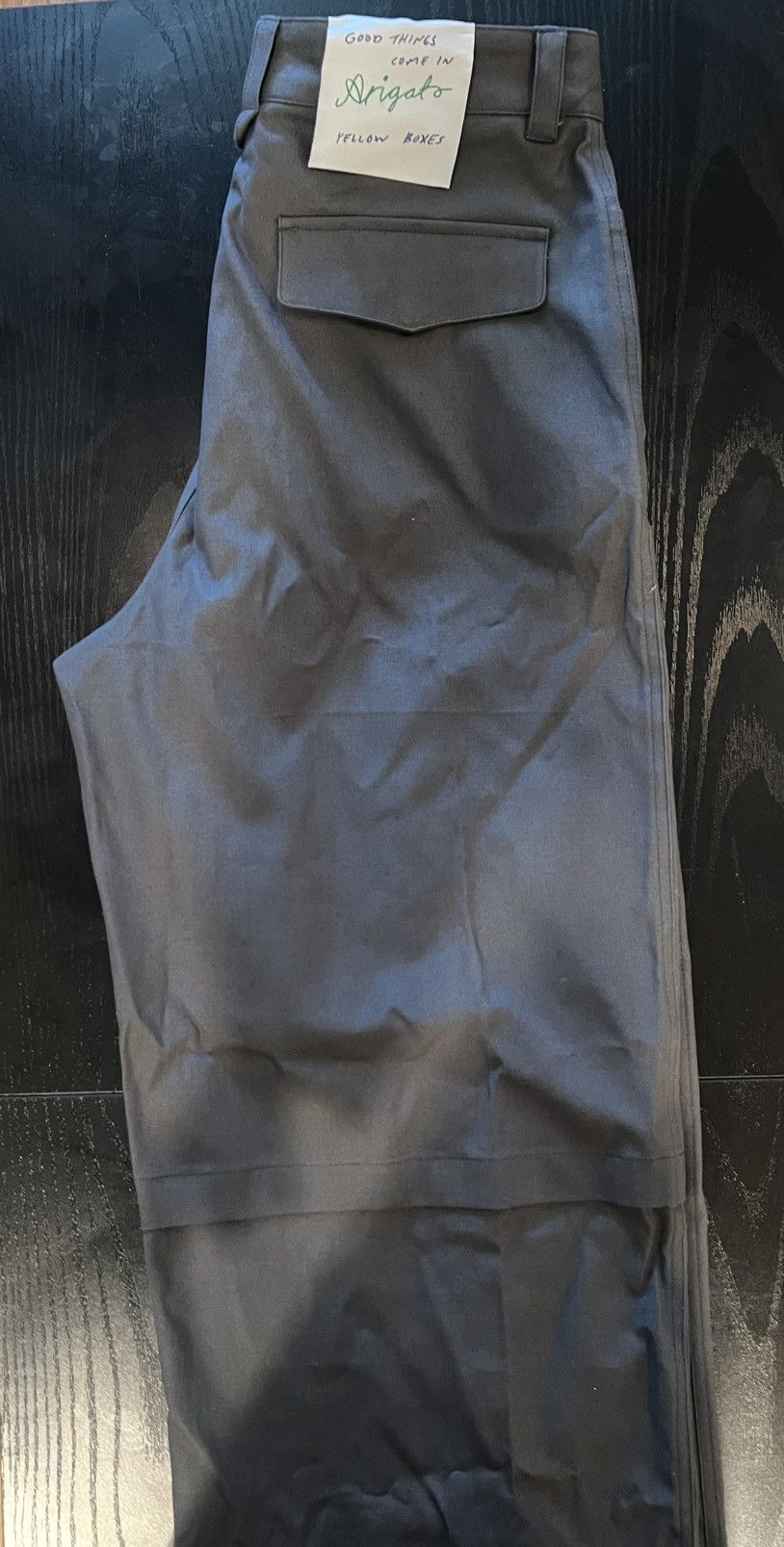 Axel Arigato AXEL ARIGATO Gray Dallas Relaxed Trousers Size US 32 / EU 48 - 3 Thumbnail