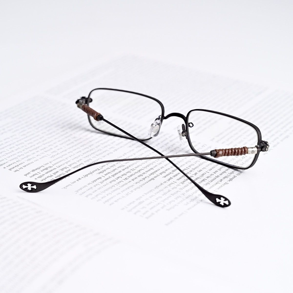 Chrome Hearts CHROME HEARTS SKIDDER MATTE CLASSIC BROWN GLASSES Size ONE SIZE - 9 Thumbnail