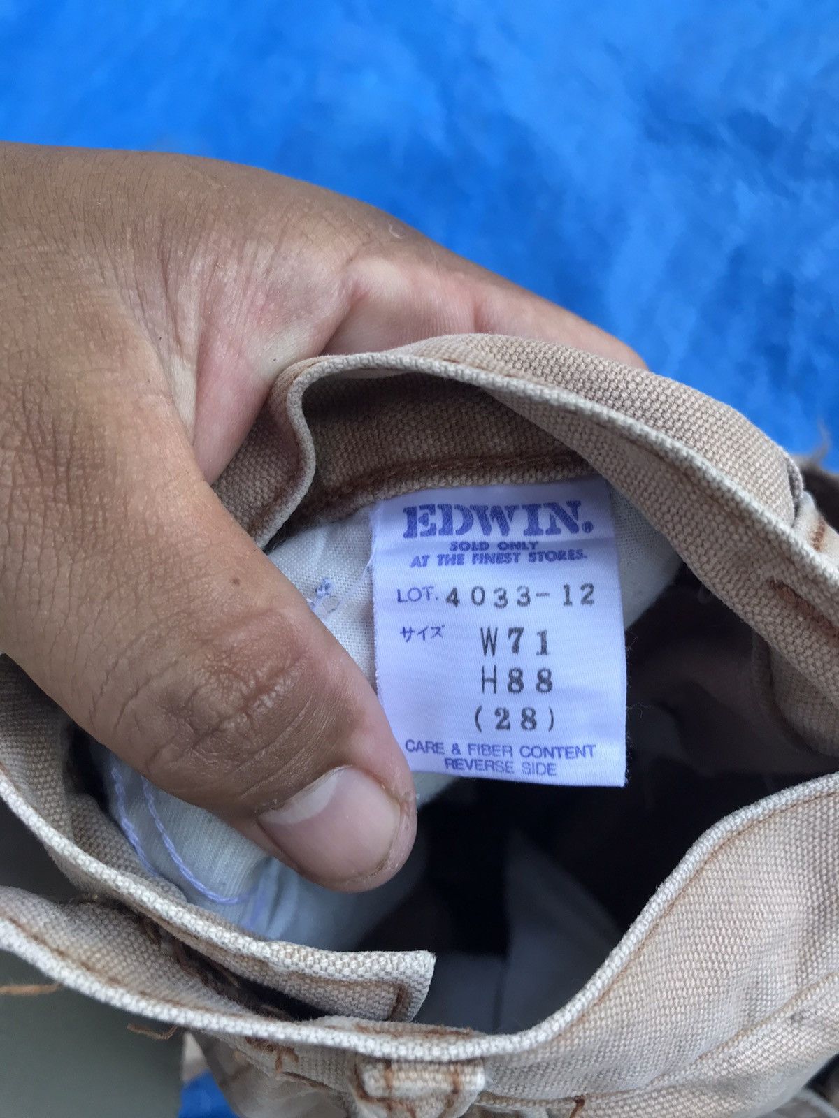 Carhartt × Edwin VINTAGE 80s EDWIN WORKWEAR PANTS Size US 28 / EU 44 - 13 Thumbnail