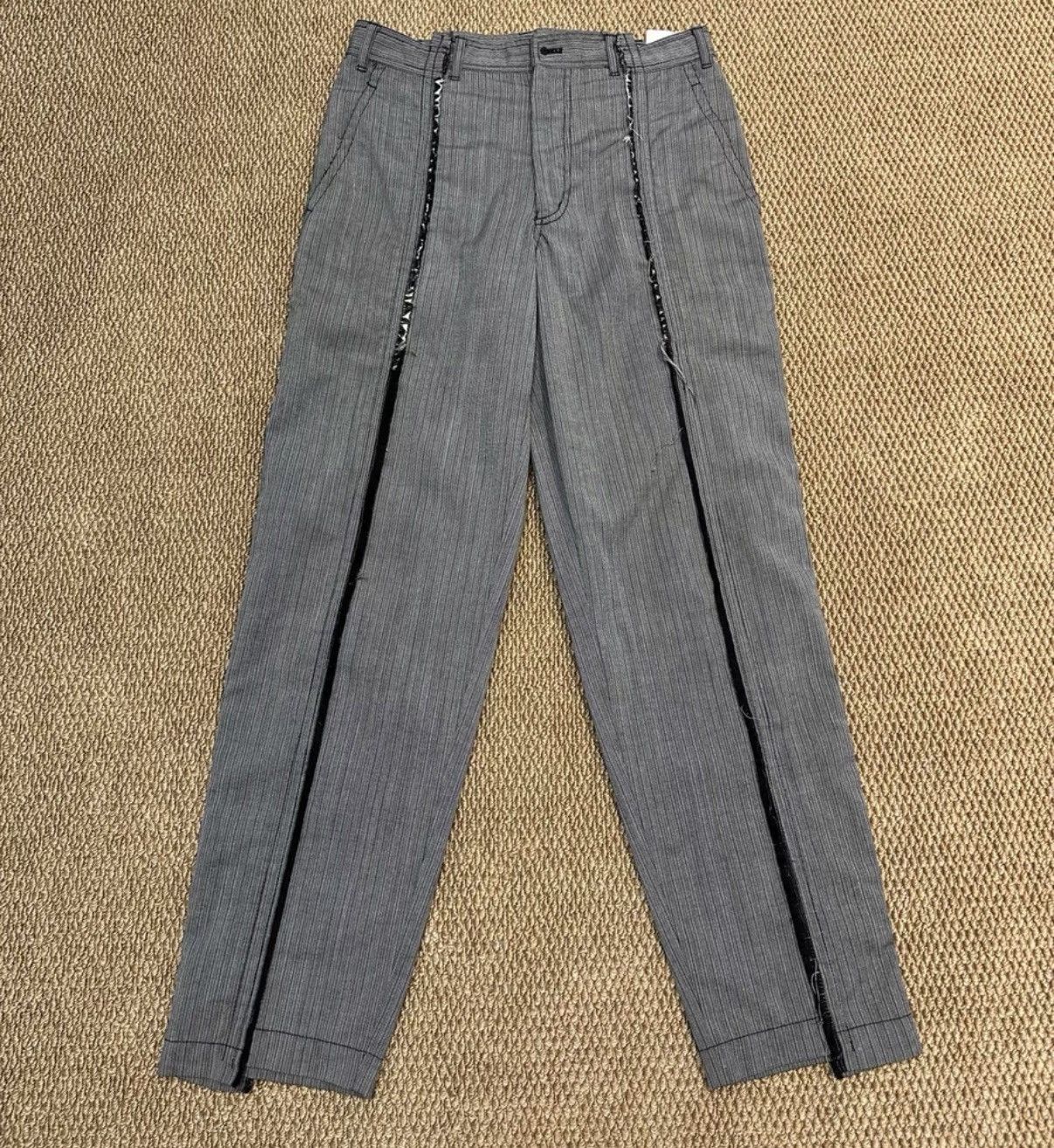 Comme des Garcons Comme des Garçons Paneled Striped Trousers K23 Size US 32 / EU 48 - 1 Thumbnail