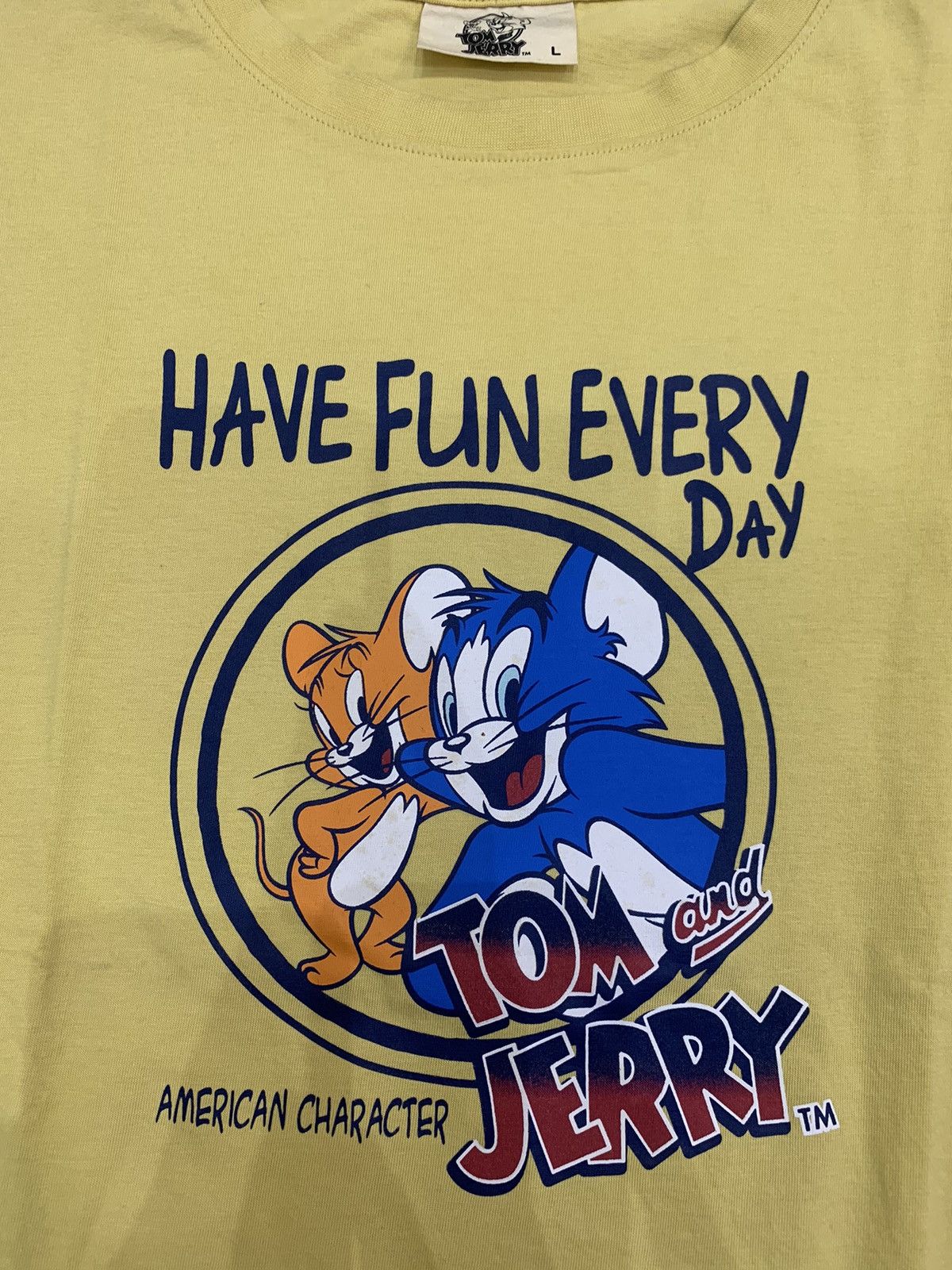Cartoon Network Vintage Tom and jerry American character boxy fit t shirt Size US L / EU 52-54 / 3 - 2 Thumbnail
