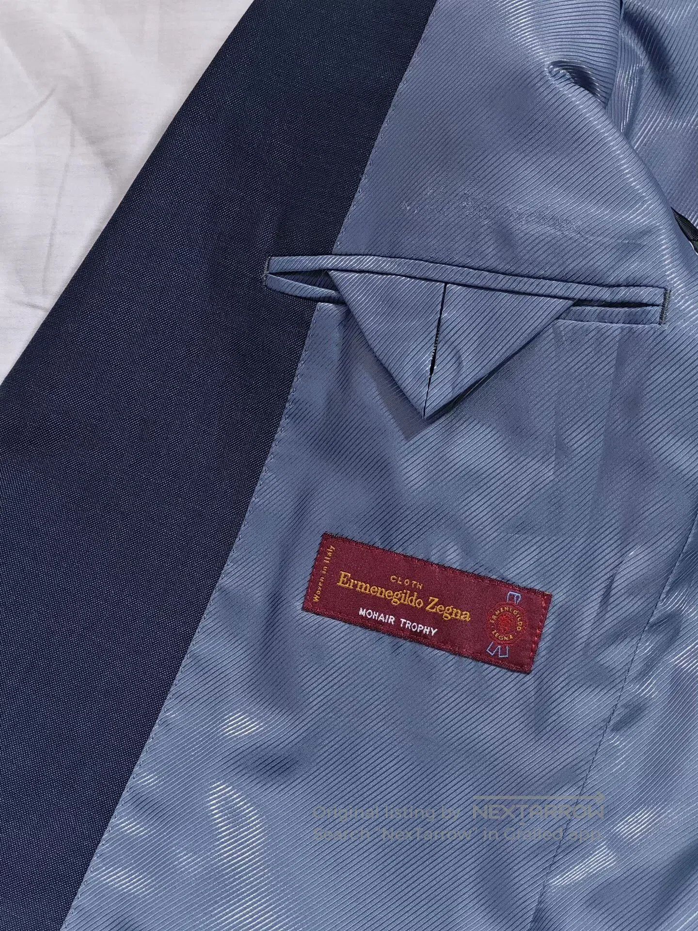 Ermenegildo Zegna Italian Zegna Mohair Blend Suit Jacket. Size US S / EU 44-46 / 1 - 7 Thumbnail