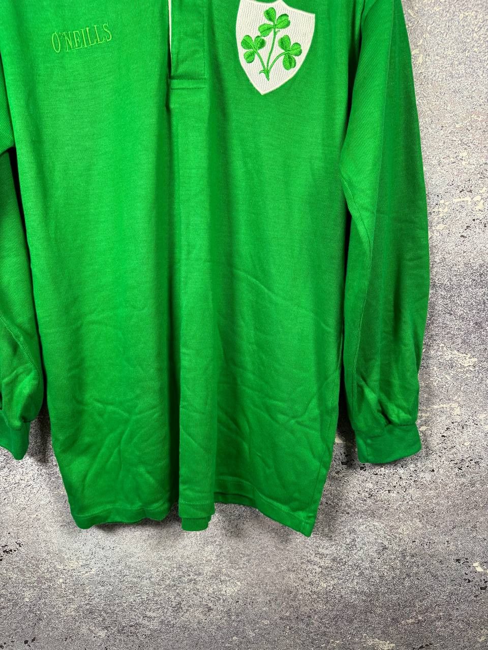 O'Neills Ireland Rugby Jersey Oneill's Vintage 80's Retro Large Size US L / EU 52-54 / 3 - 3 Thumbnail