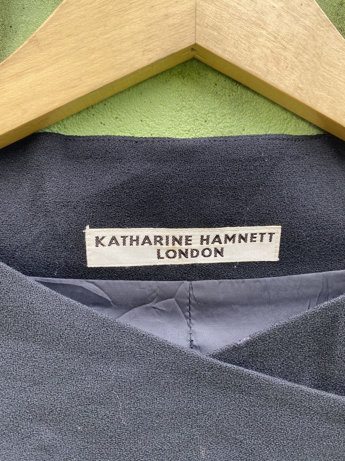 Katharine Hamnett London Katharine Hamnett London Black Blazer Structured Asymmetric Size L / US 10 / IT 46 - 7 Thumbnail
