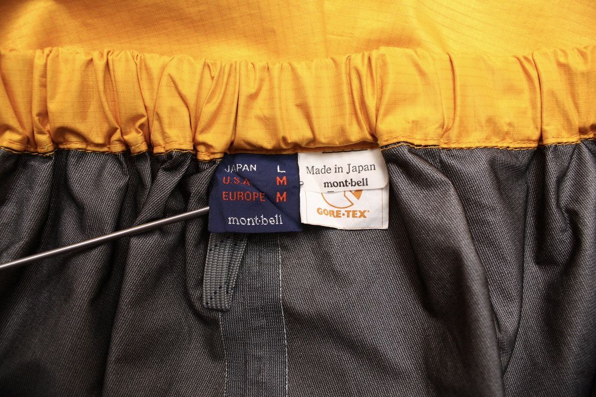 Montbell × Vintage Mont-Bell Vintage Gore-Tex Yellow Pants Made in Japan Size US 30 / EU 46 - 3 Thumbnail