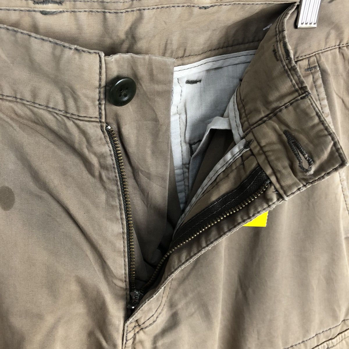 Japanese Brand Uniqlo Brown faded Cargo Multipocket Pants #A1176 Size US 30 / EU 46 - 14 Thumbnail