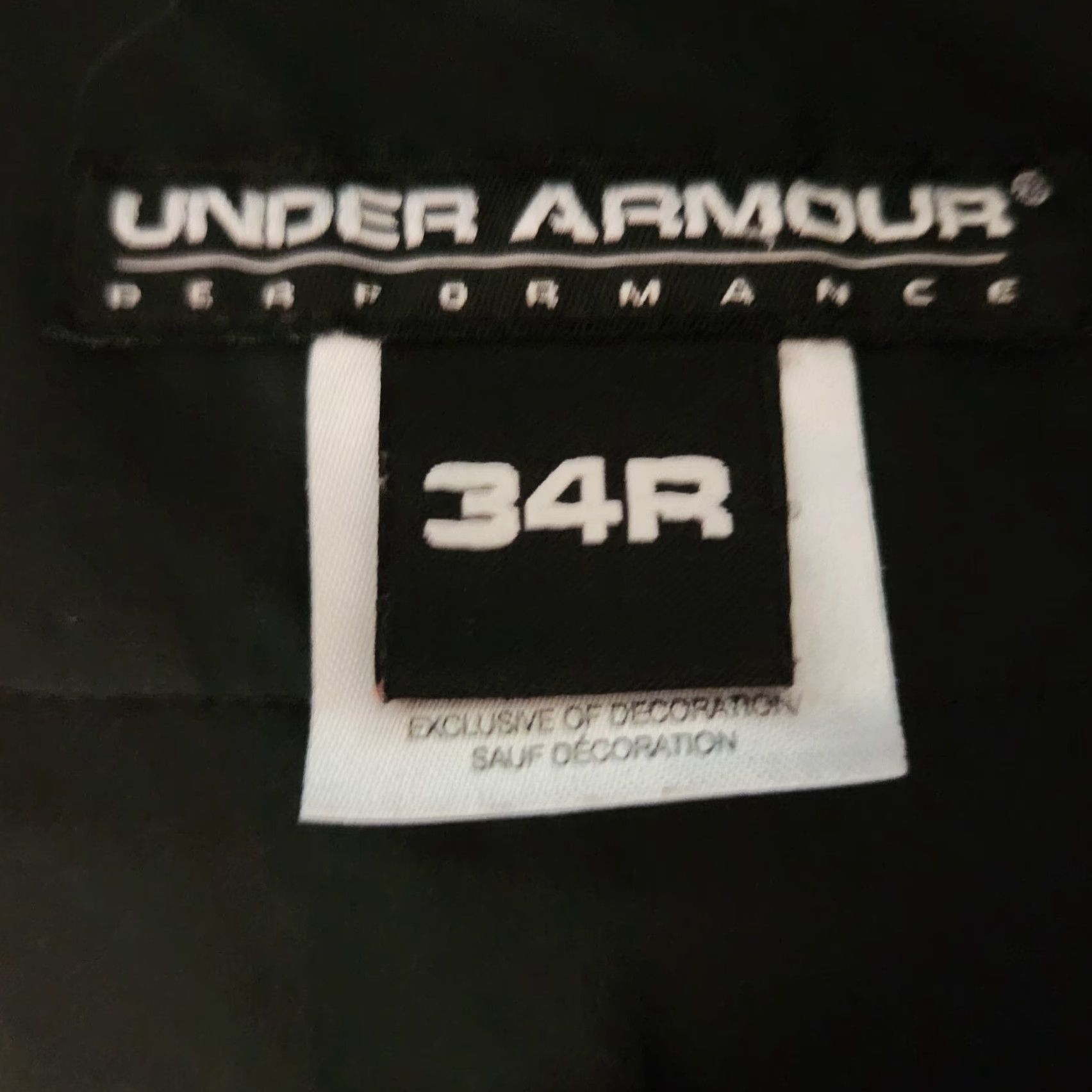 Under Armour Under Armour Performance Golf Shorts Mens 34R Black Size US 34 / EU 50 - 4 Thumbnail