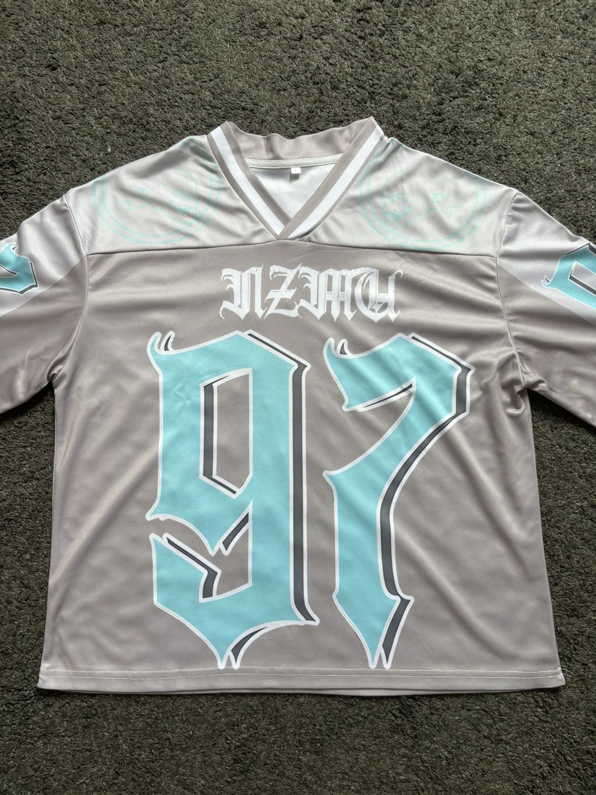 Japanese Brand × Vintage Vintage oversize unisex American football 87 gray jersey Size US M / EU 48-50 / 2 - 4 Thumbnail