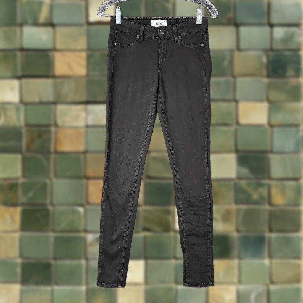 Paige Paige Verdugo Ultra Jeans Skinny Womens Size 26 Dark Brown Stretch 30in Inseam Mens? Women. Size 26" / US 2 / IT 38 - 1 Thumbnail