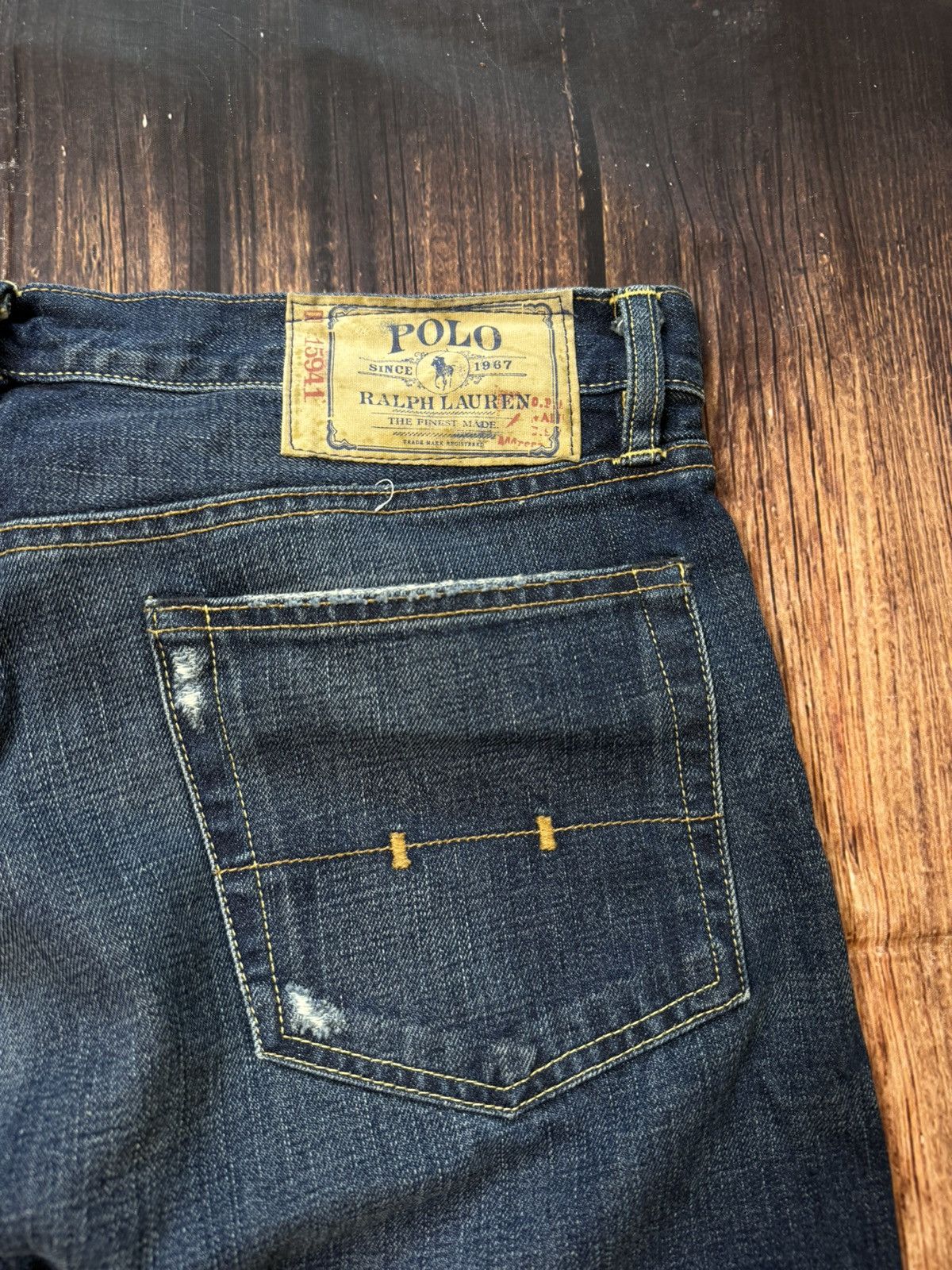 Polo Ralph Lauren × Vintage Vintage pants Ralph Lauren baggy fit denim Size US 34 / EU 50 - 5 Thumbnail