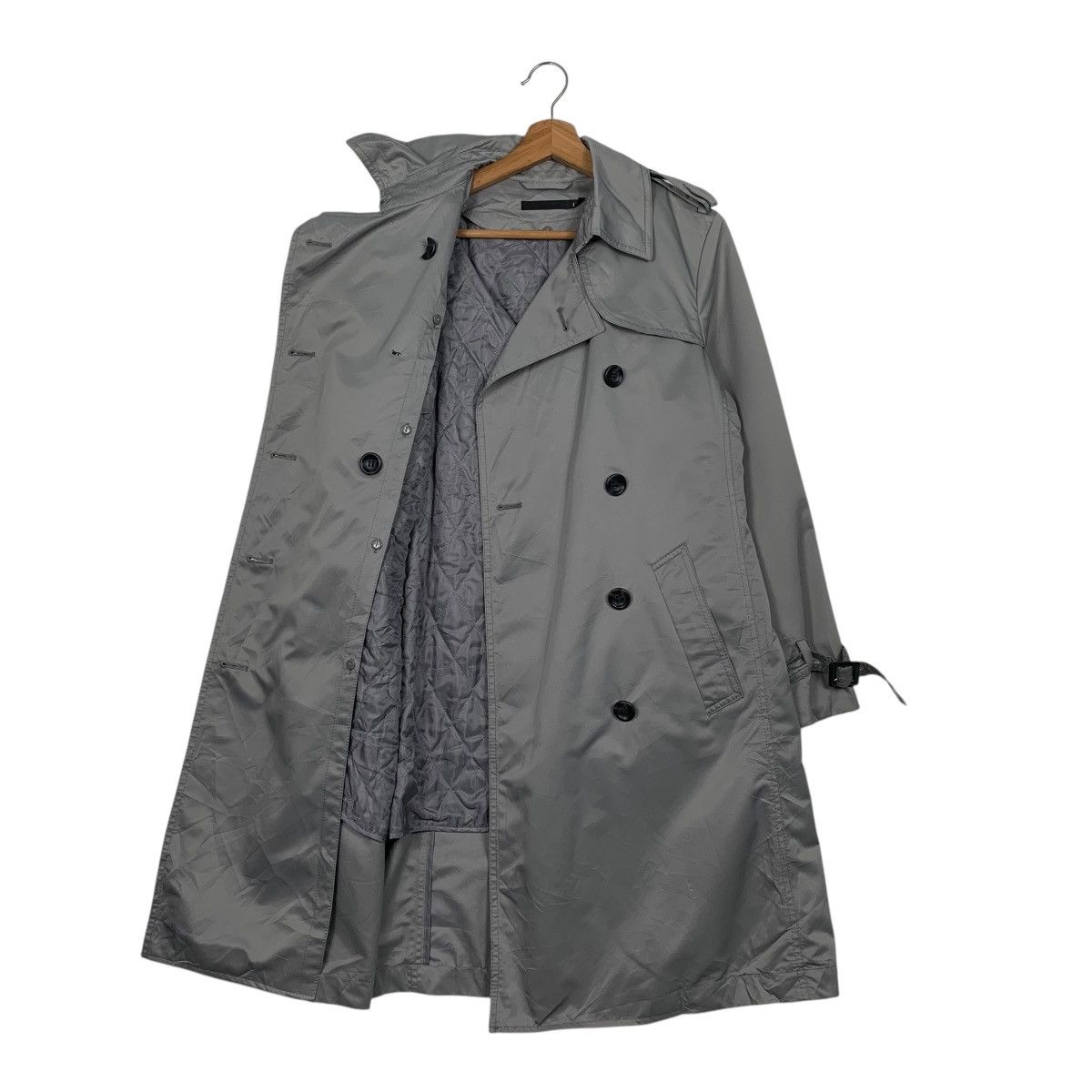 Uniqlo Uniqlo Double Breast Trench Coat Size L / US 10 / IT 46 - 10 Thumbnail
