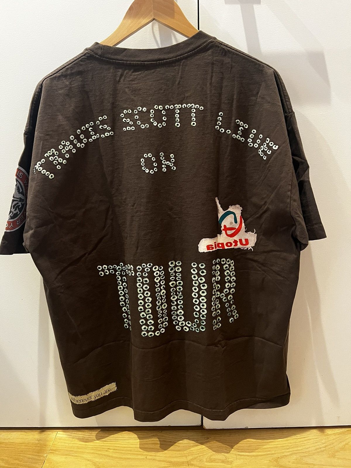 Travis Scott Travis Scott Utopia VIP exclusive Tee Size US XL / EU 56 / 4 - 3 Thumbnail