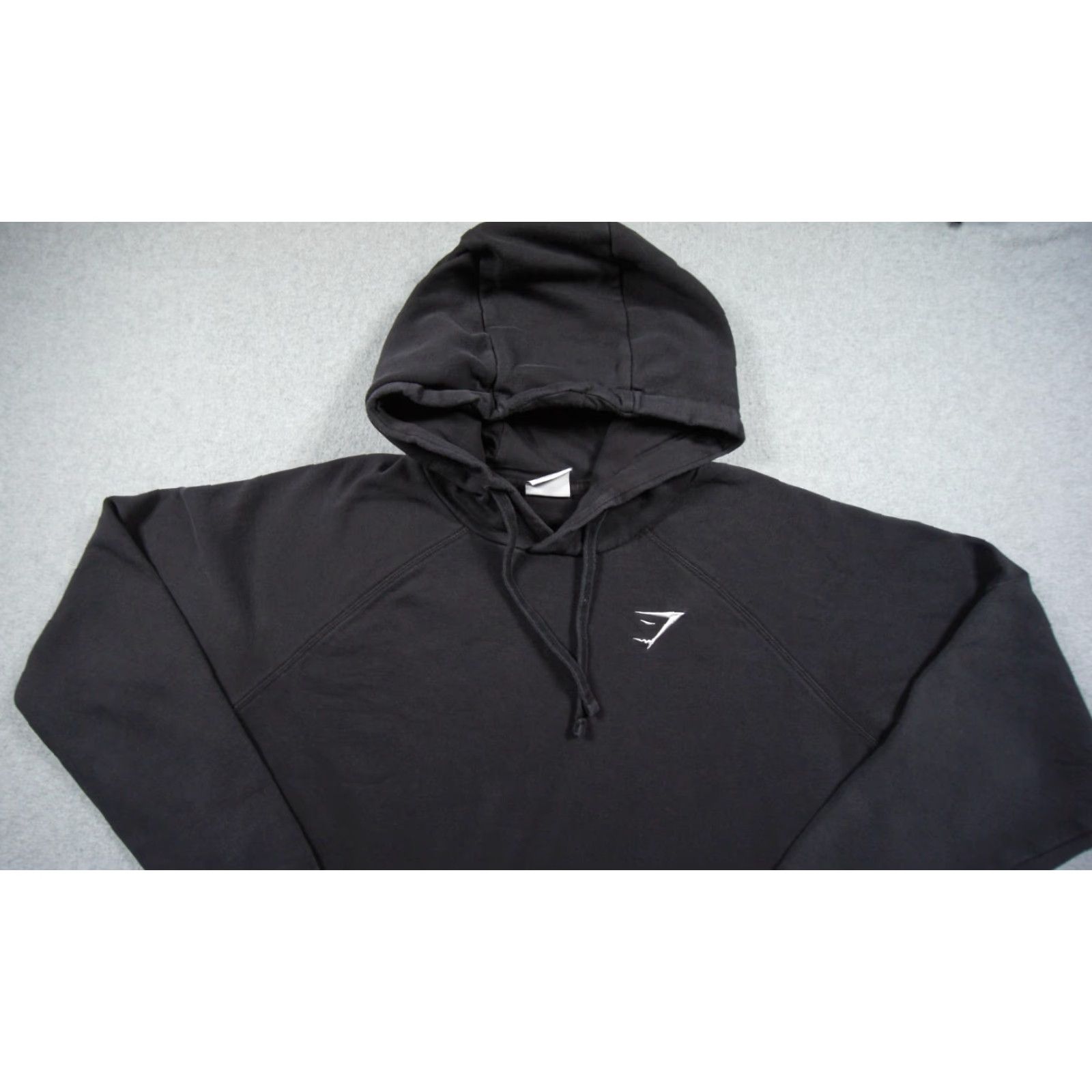 Gymshark GymShark Sweatshirt Mens Small Black Hoodie Pullover Gym Sweater Gym Shark Adult Size US S / EU 44-46 / 1 - 2 Thumbnail