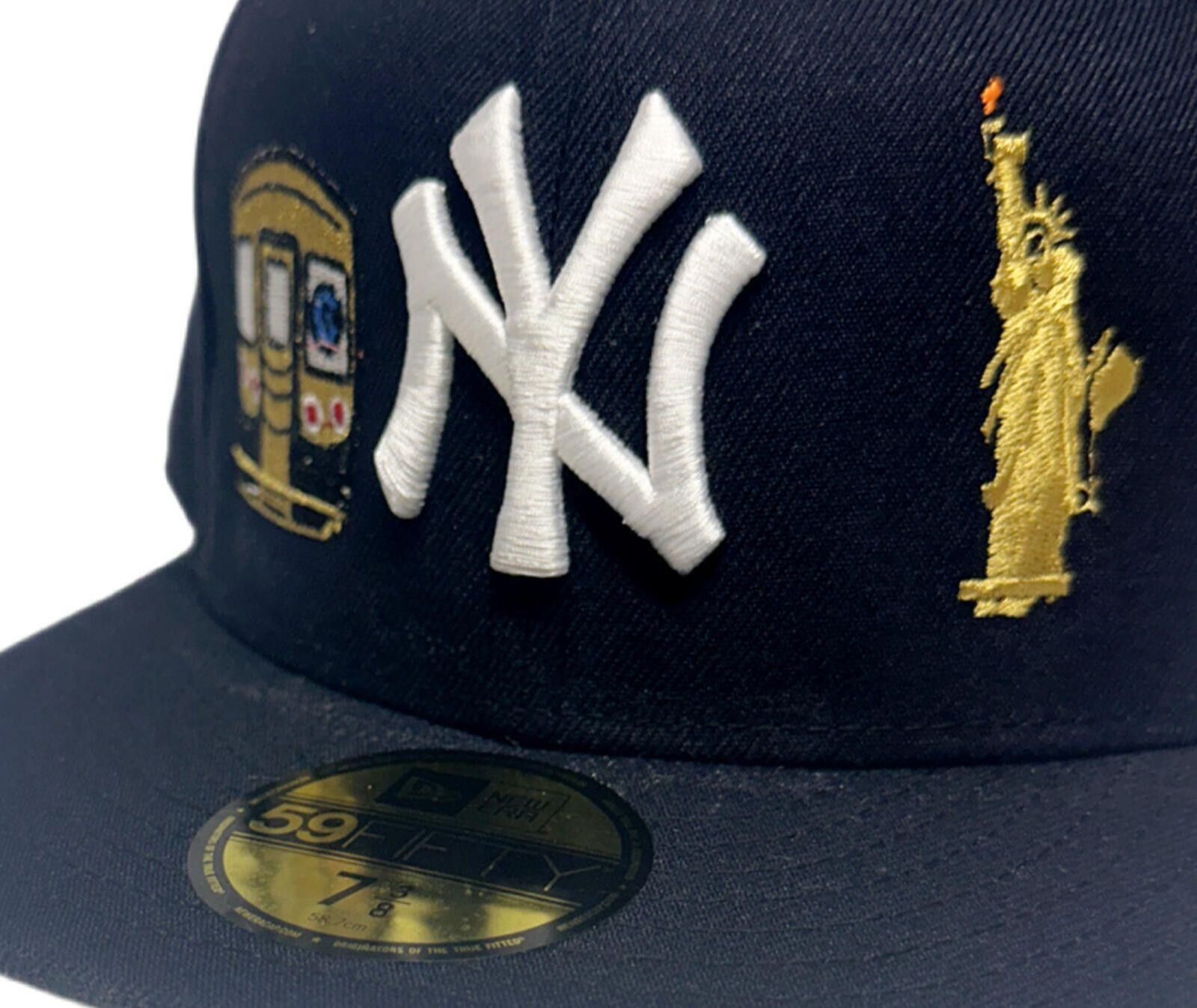 New Era New Era New York Yankees NYC Custom Gold 59FIFTY 7 3/8 Size ONE SIZE - 1 Thumbnail