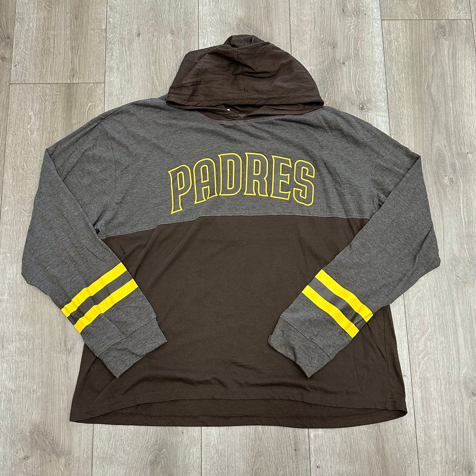 MLB San Diego Padres lightweight hooded long sleeve shirt XL Size US XL / EU 56 / 4 - 1 Thumbnail