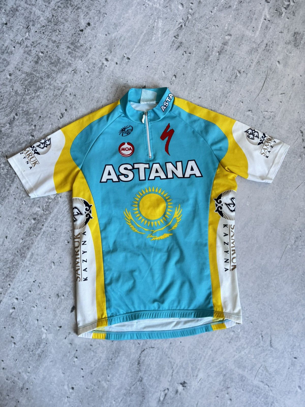 Vintage Astana velo jersey Kazyna Size US M / EU 48-50 / 2 - 1 Thumbnail