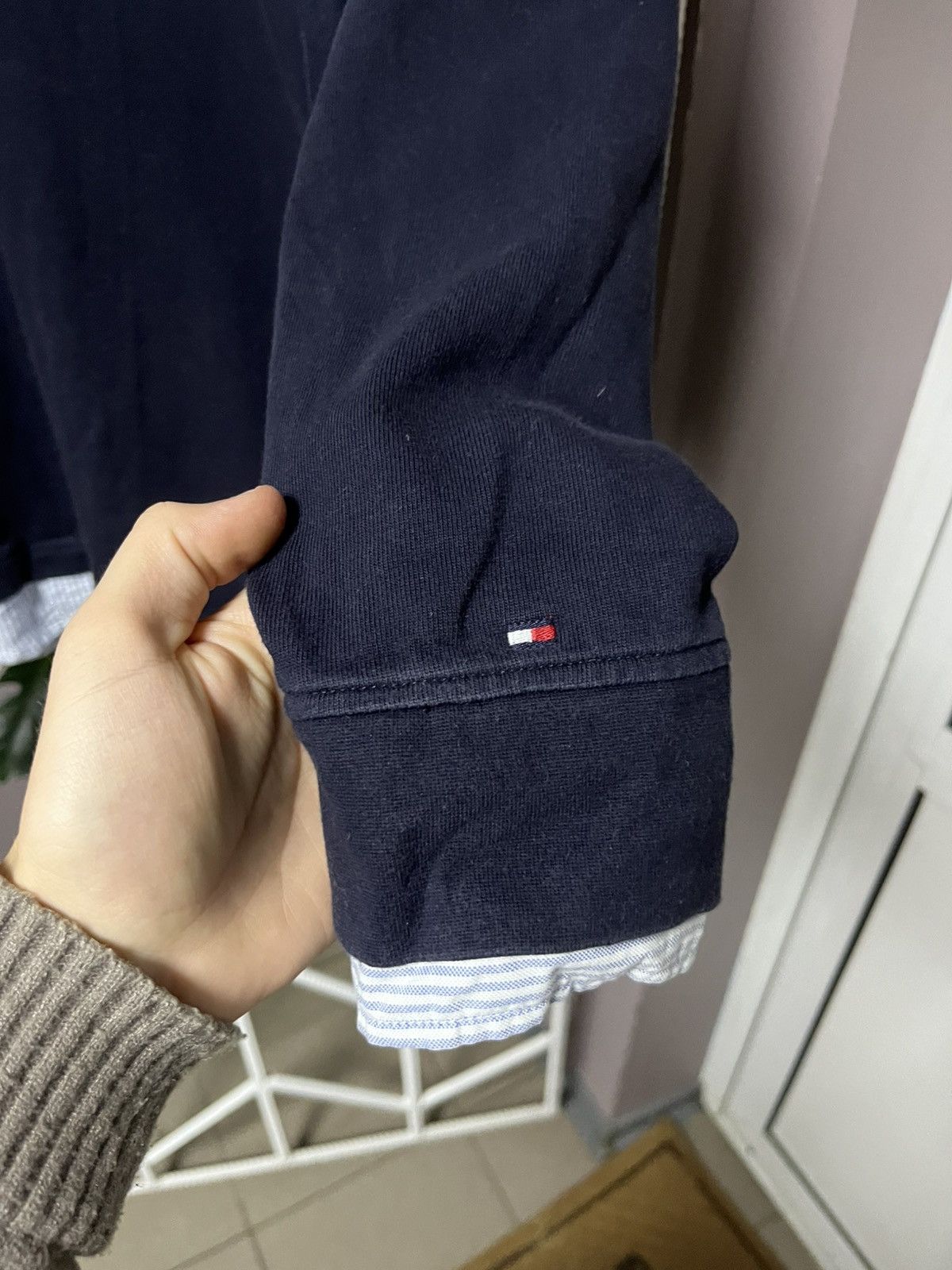 Tommy Hilfiger Tommy Hilfiger Varsity New York University Vintage Fit Polo Size US L / EU 52-54 / 3 - 5 Thumbnail