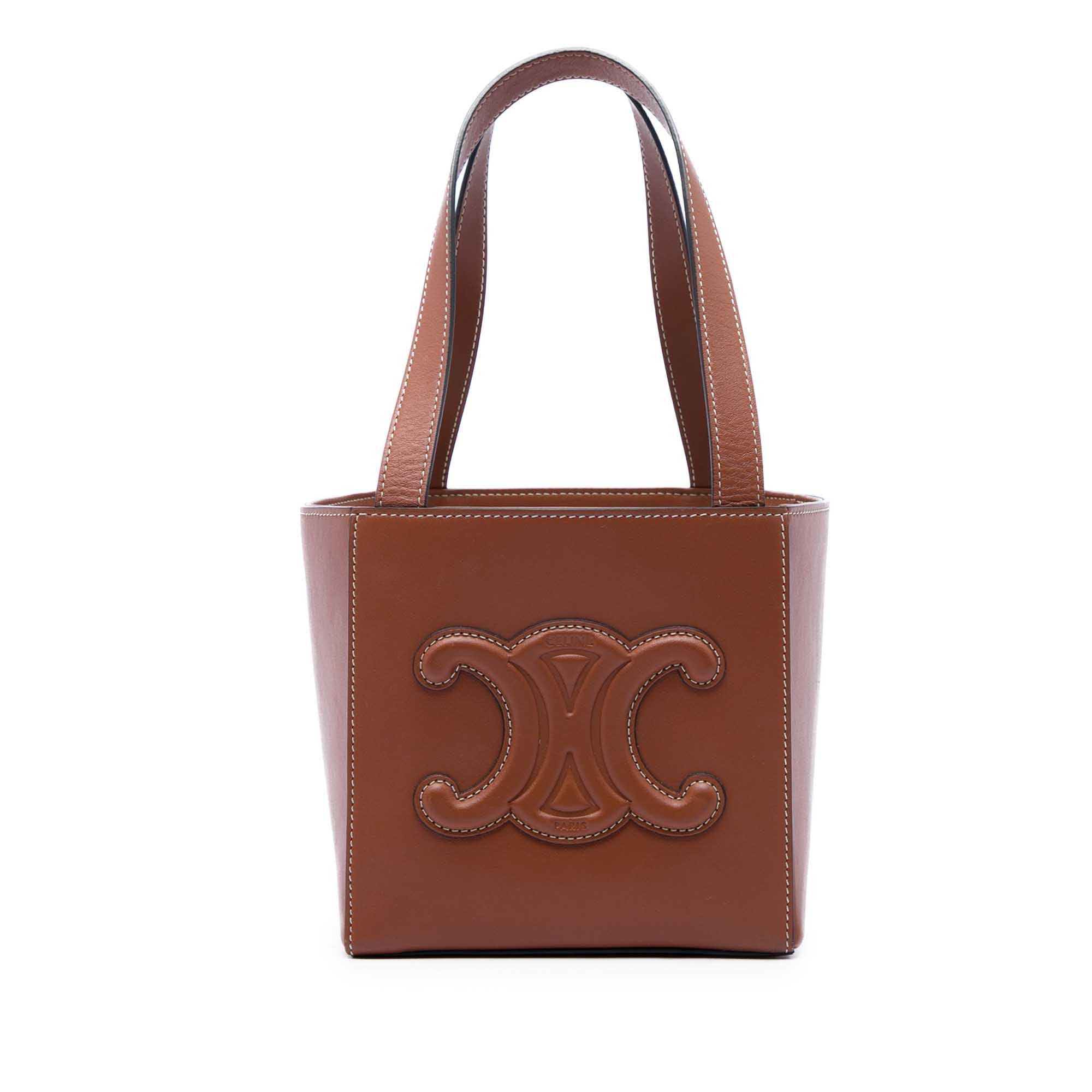 Celine Calfskin Cuir Triomphe Cube Handbag Size ONE SIZE - 1 Thumbnail