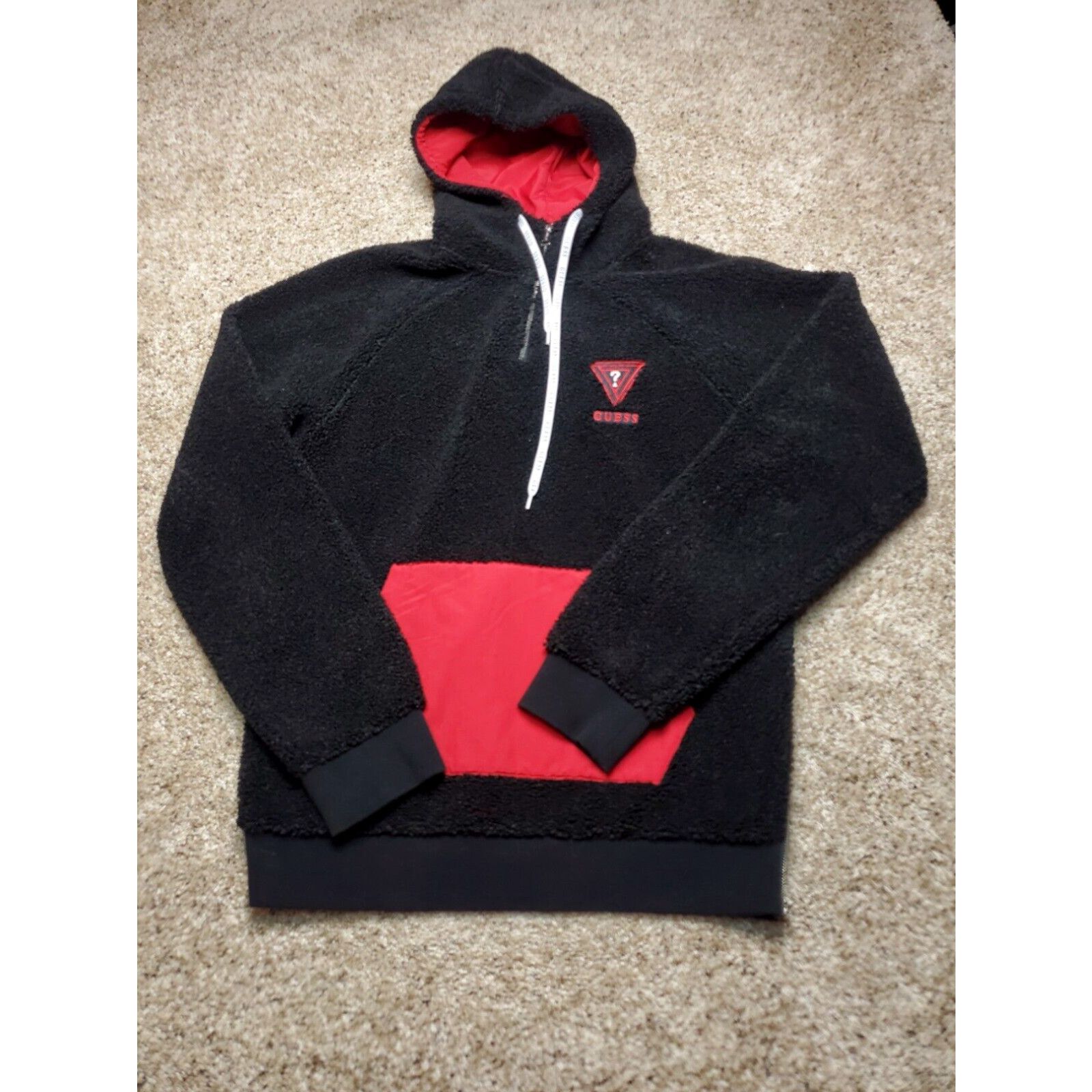 Guess embroidered fashion hoodie sweatshirt