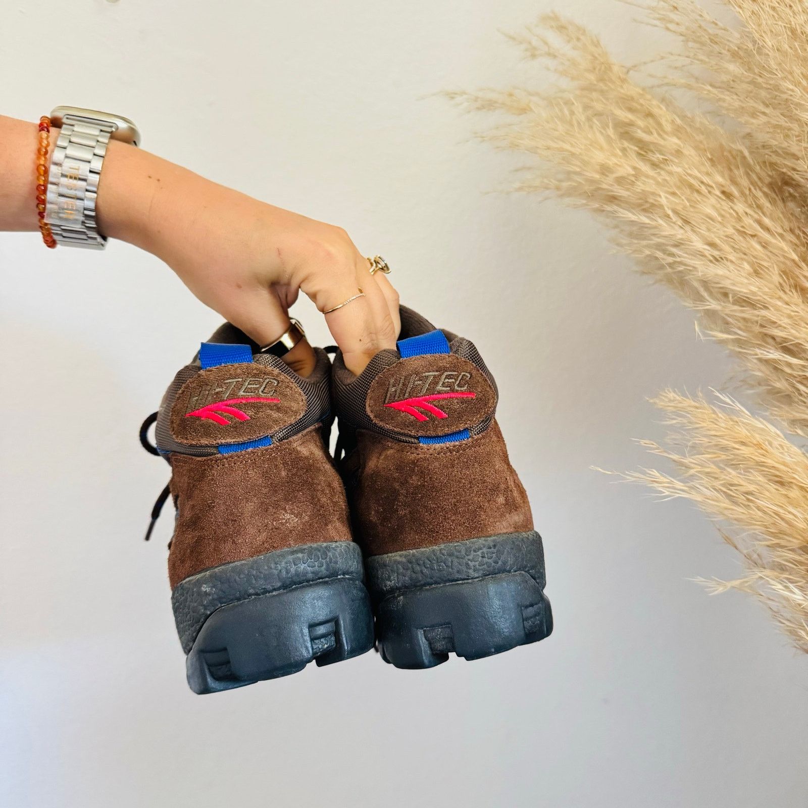 Vintage VINTAGE HI TECH 90s Brown Suede Leather Rubber Hiking Boot 9 Size US 9 / IT 39 - 6 Thumbnail