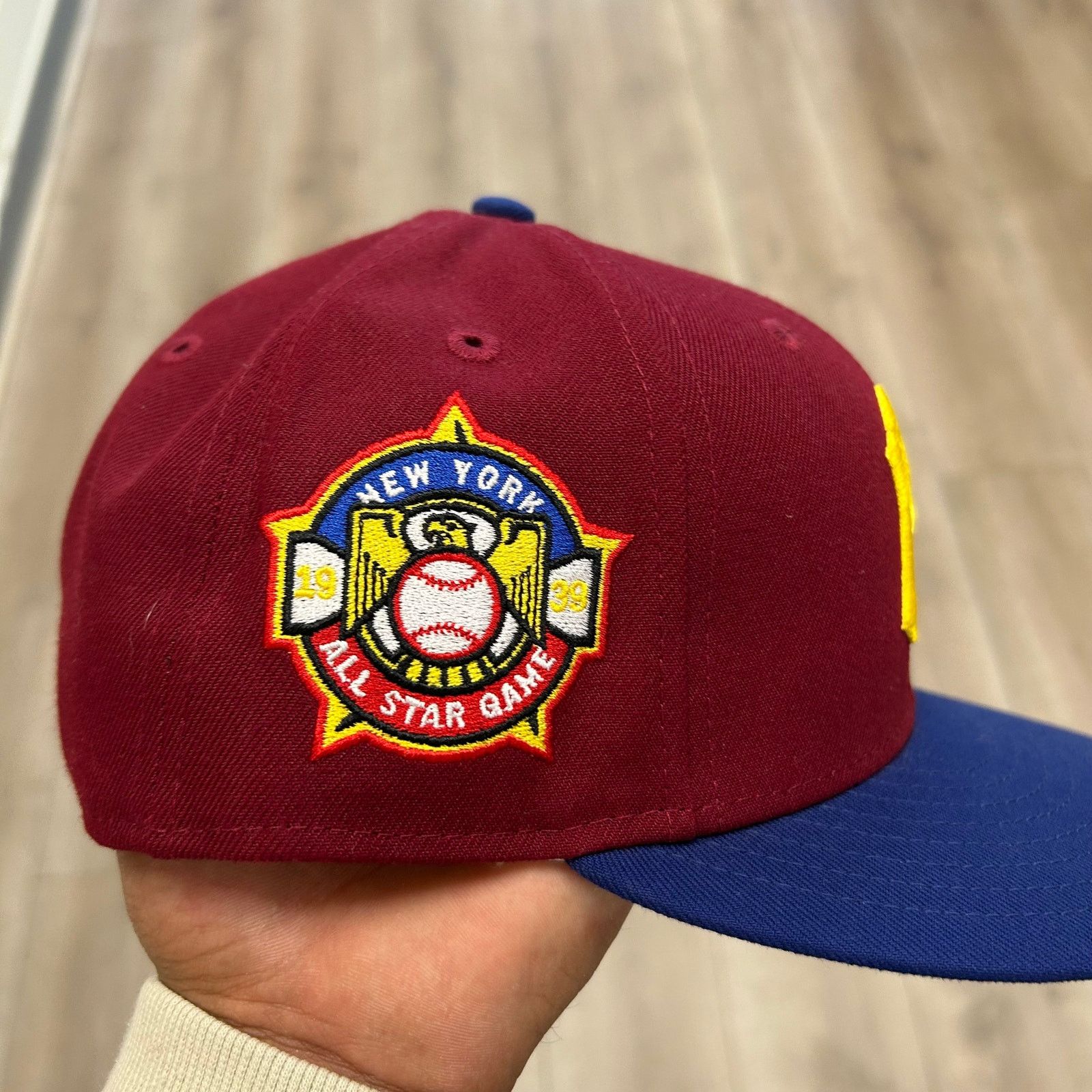 New Era New Era Yankees Sangria 1939 All Star Game Hat Cap 7 3/8 Size ONE SIZE - 5 Thumbnail