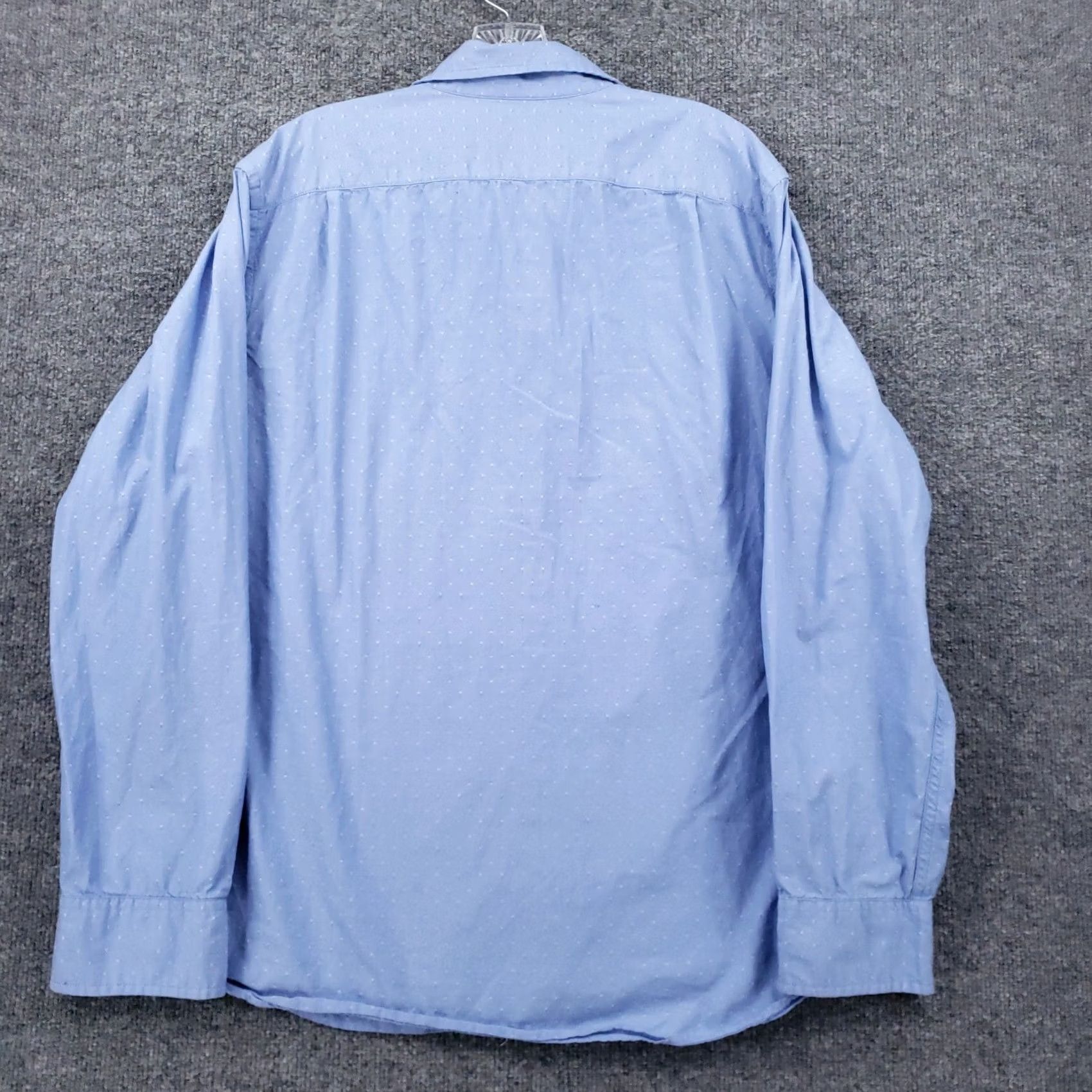 J.Crew J Crew Woven Button Up Shirt Mens L Large Blue Long Sleeve Collared Size US L / EU 52-54 / 3 - 2 Thumbnail