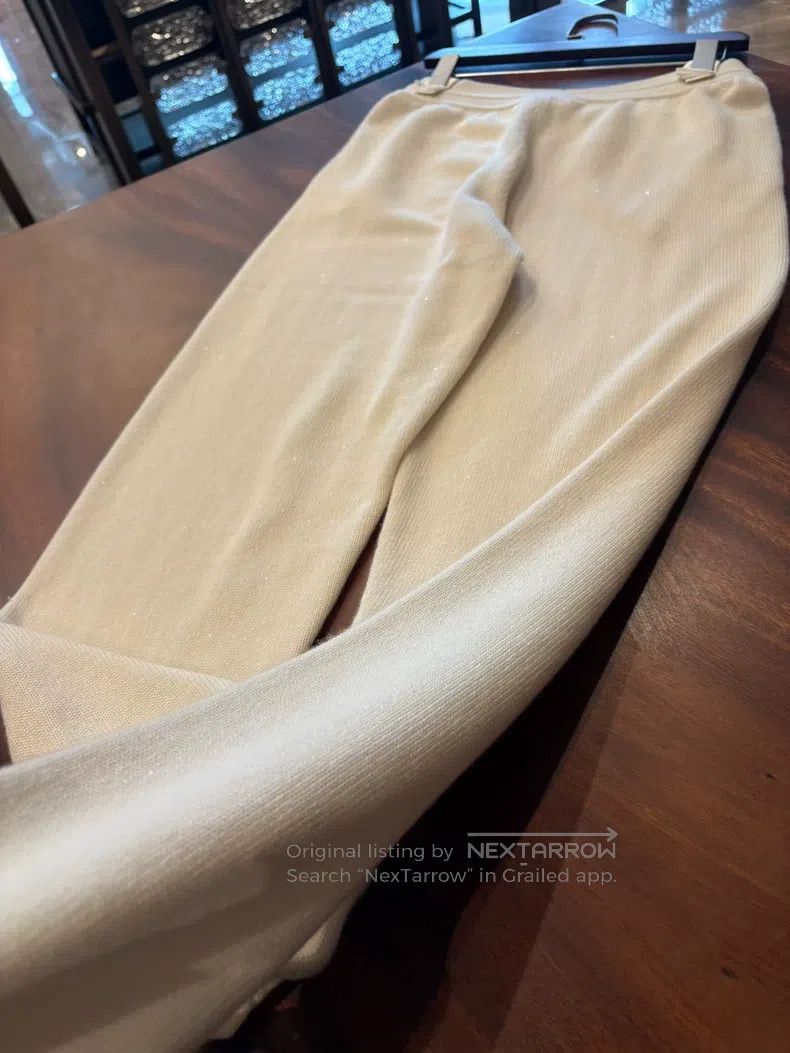 Loro Piana Loro Piana Glitter Cashmere Long Pants Size 27" / US 4 / IT 40 - 6 Thumbnail