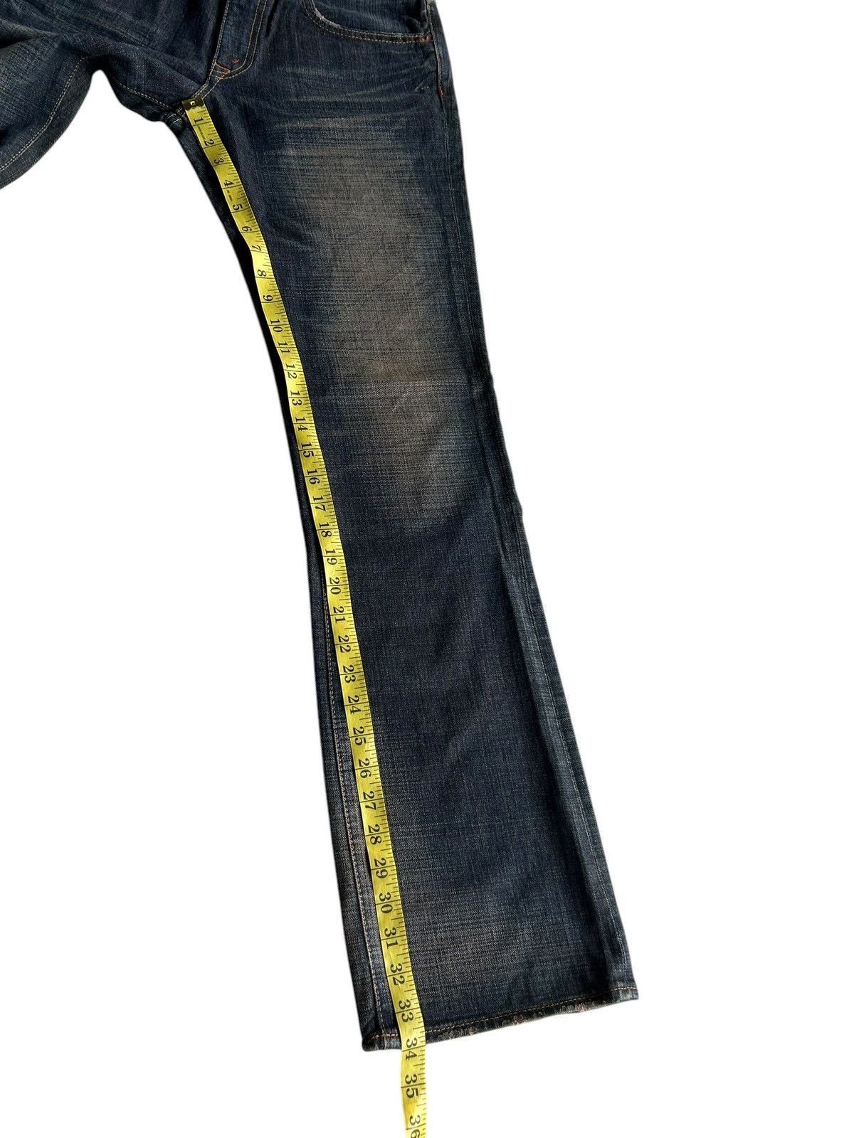 Japanese Brand × Kapital × Vintage Flare GLHEART Rusty limited Edition Denim Jeans Size US 30 / EU 46 - 16 Thumbnail