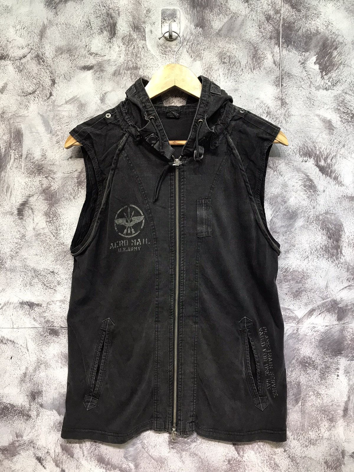 Avirex Avirex us army sleeves zipper jacket hoodie Size US M / EU 48-50 / 2 - 5 Thumbnail
