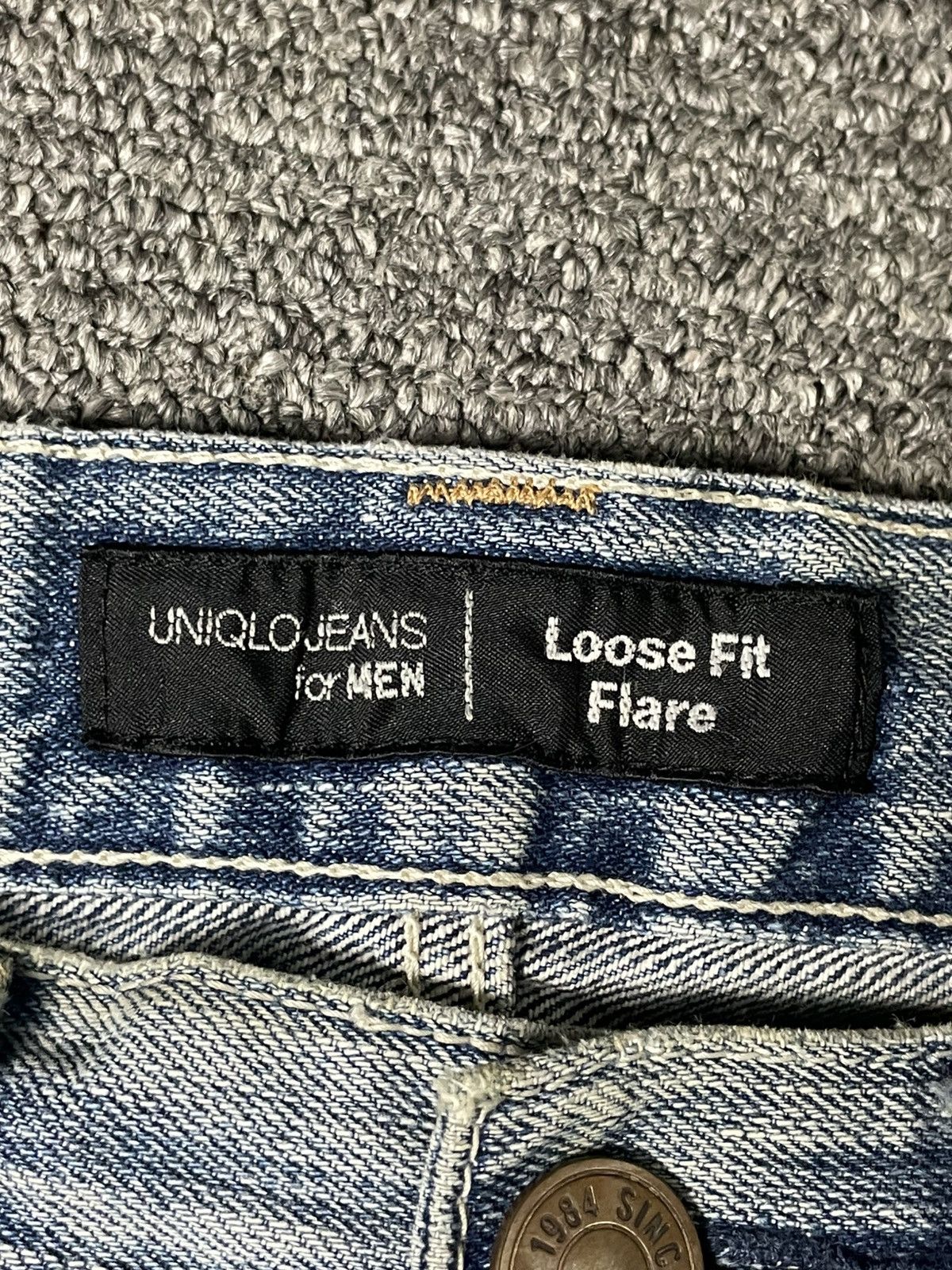 Japanese Brand × Uniqlo × Vintage UNIQLO Jeans Loose Fit Flare Custom Jeans (106) Size US 32 / EU 48 - 6 Thumbnail