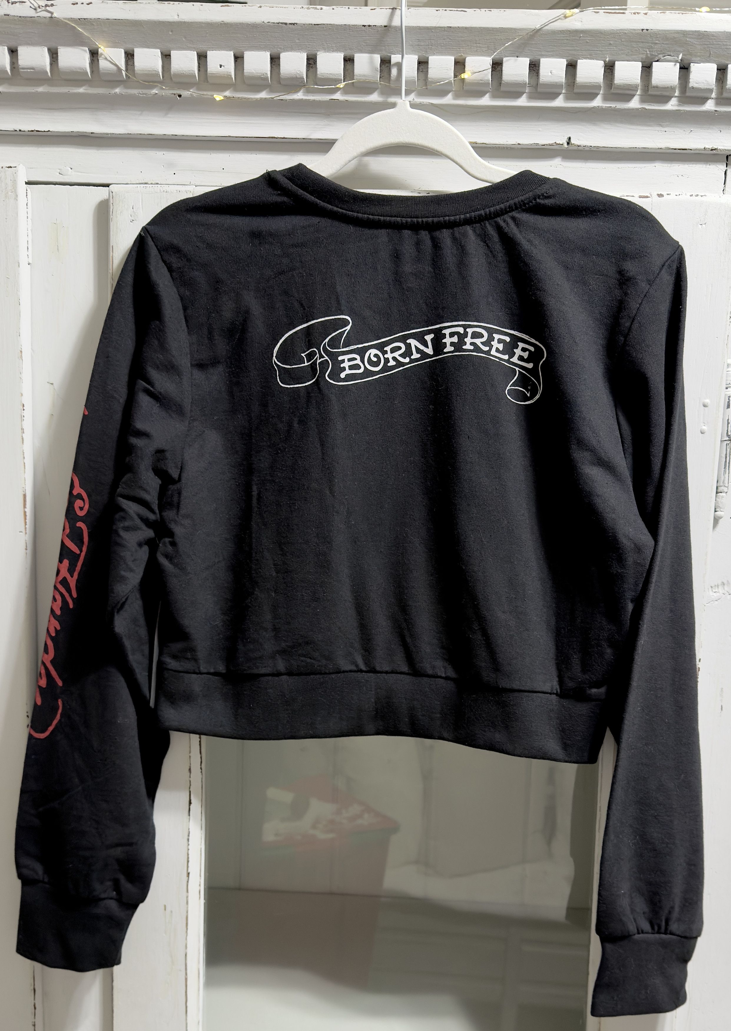 Ed Hardy Ed Hardy Retro Tiger Head Cropped Shrunken Sweatshirt NWT Size L / US 10 / IT 46 - 2 Thumbnail