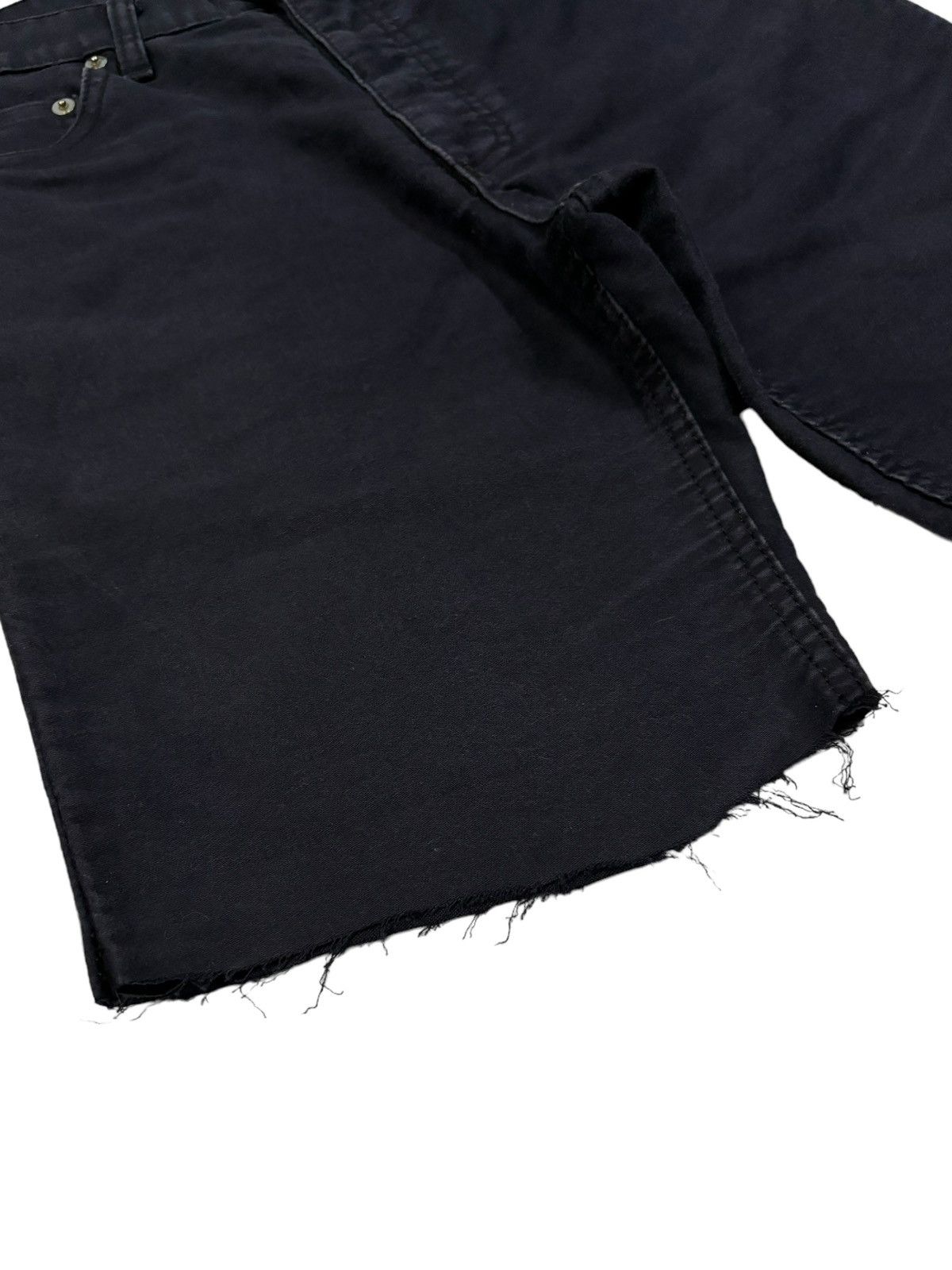 Zucca Zucca Travail by Issey Miyake Frayed Leg Short Pants Size 26" / US 2 / IT 38 - 6 Thumbnail