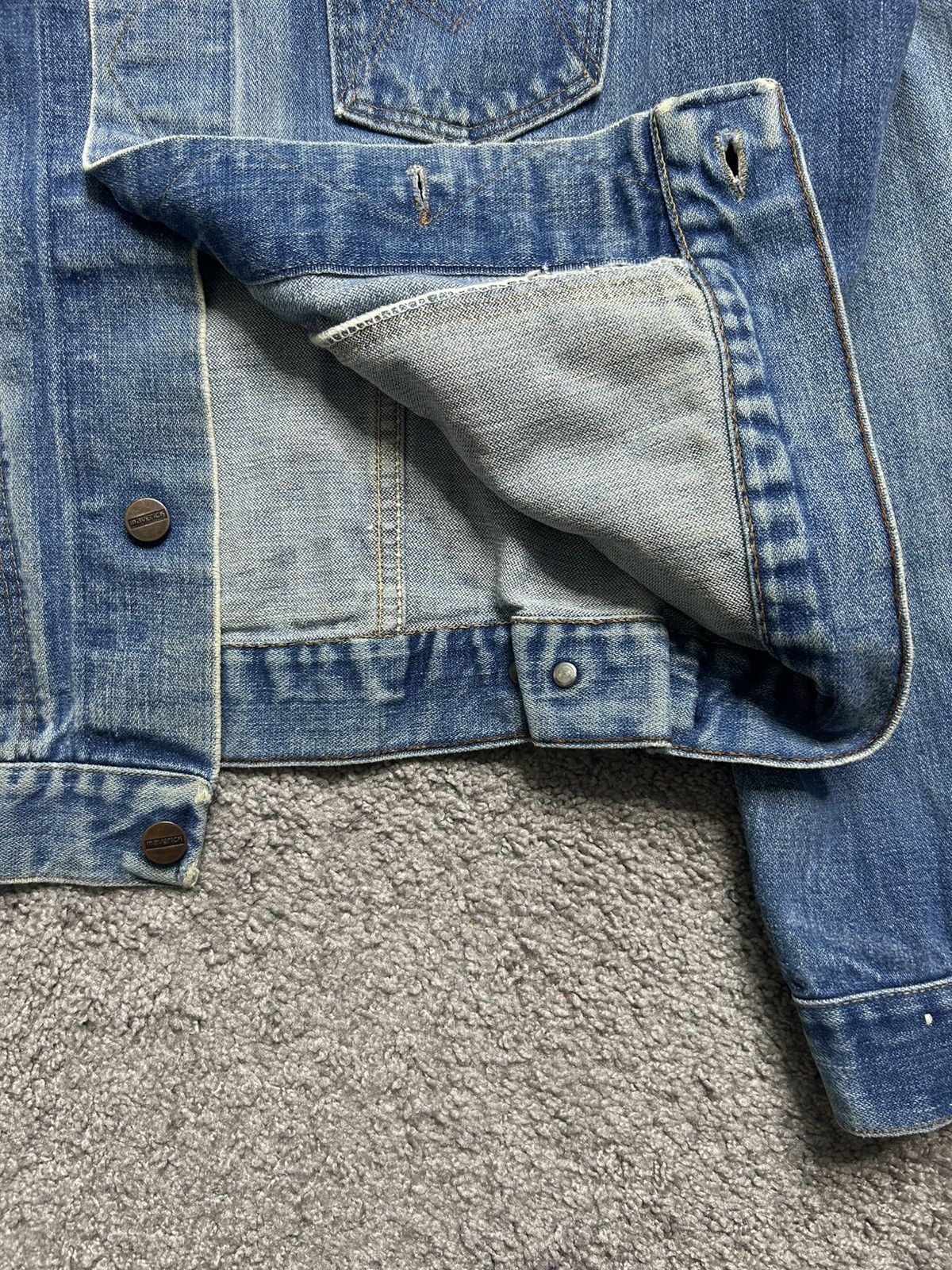 Vintage Vintage 70s/80s Maverick Denim Jacket USA Faded Distressed Size US M / EU 48-50 / 2 - 4 Thumbnail